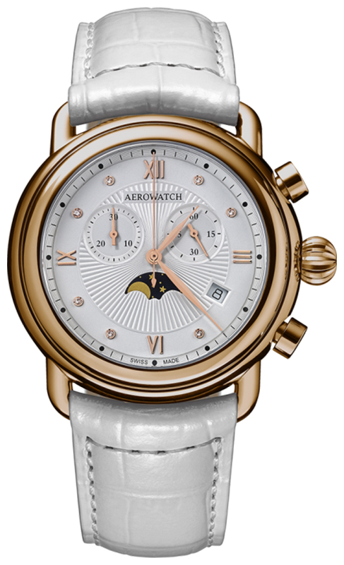 Aerowatch 1942 MOON PHASES CHORNOGRAPH 84934-RO07