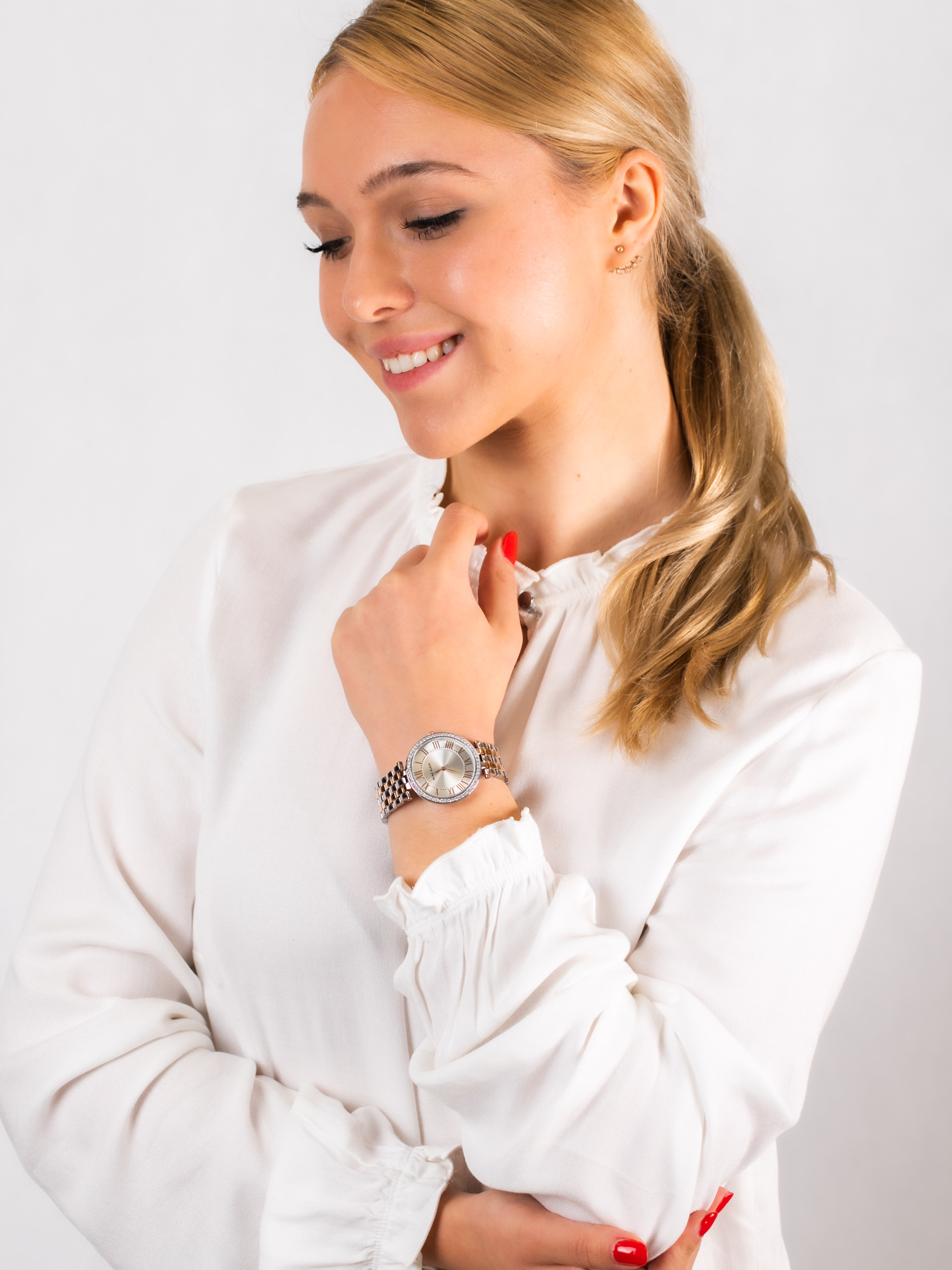 Anne Klein AK-2231SVRT zegarek damski Bransoleta - miniatura 2