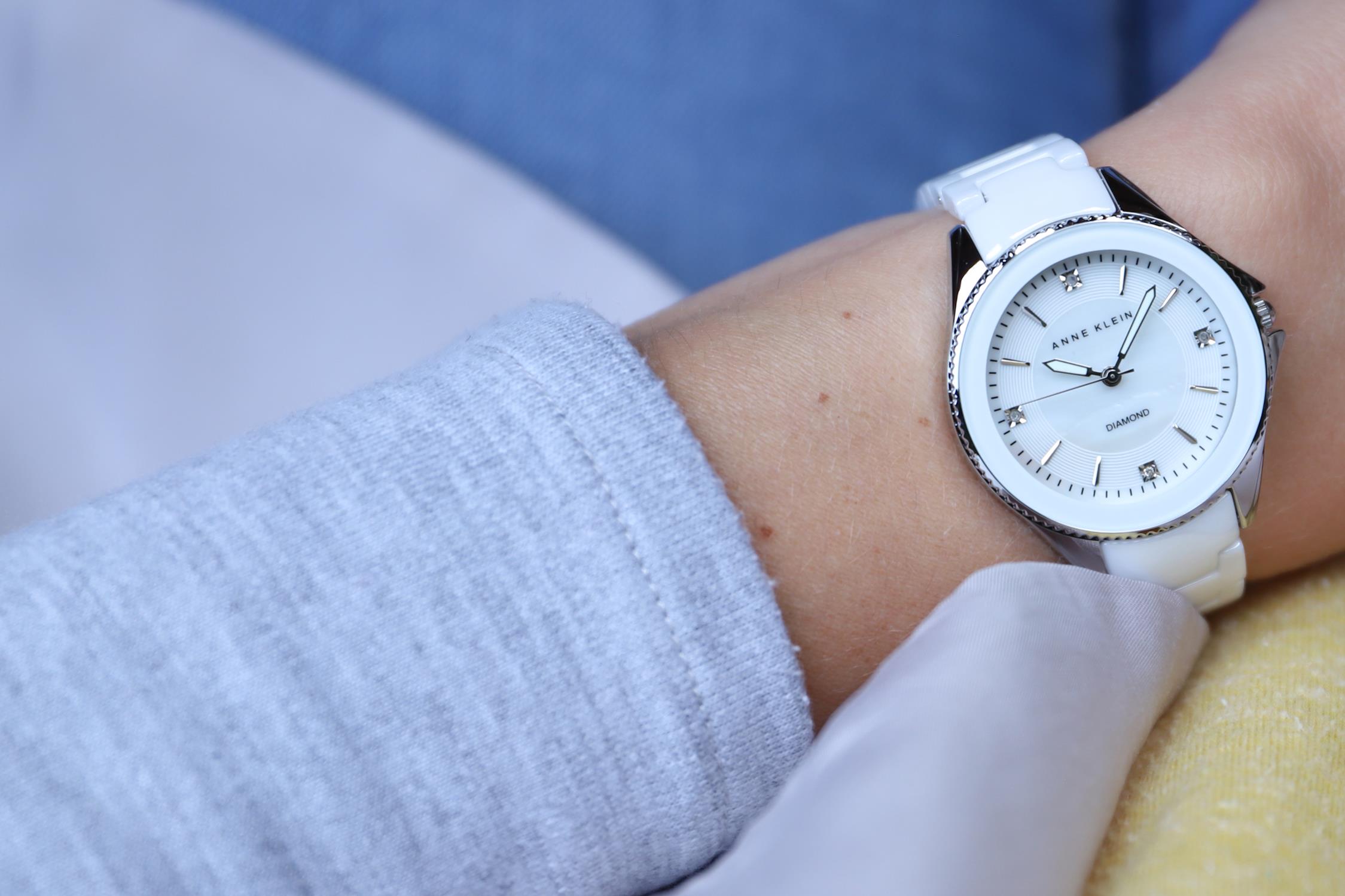Anne Klein AK-2391WTSV zegarek damski Bransoleta - miniatura 2