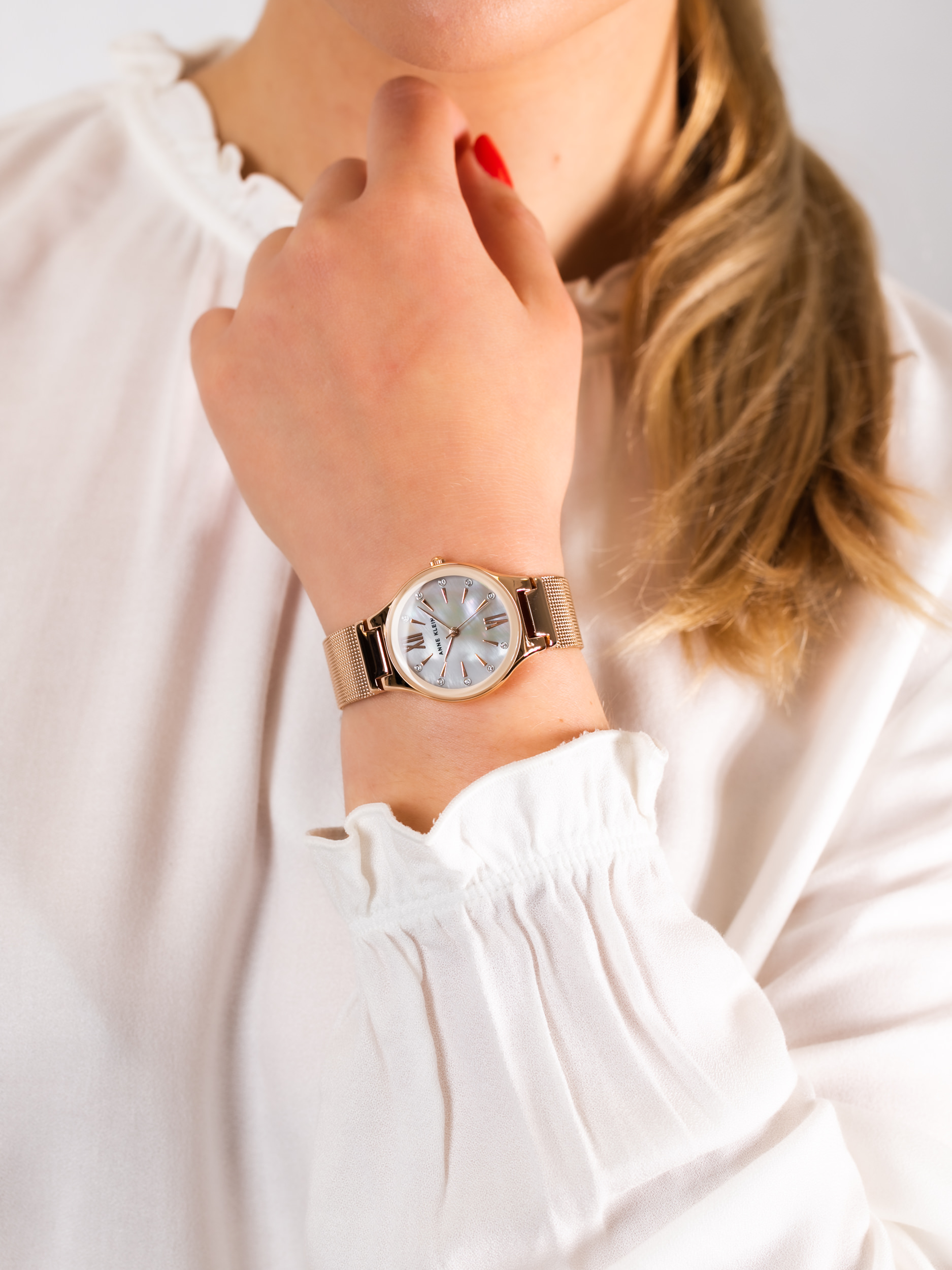Anne Klein AK-2418BMRG damski zegarek Bransoleta bransoleta - miniatura 3