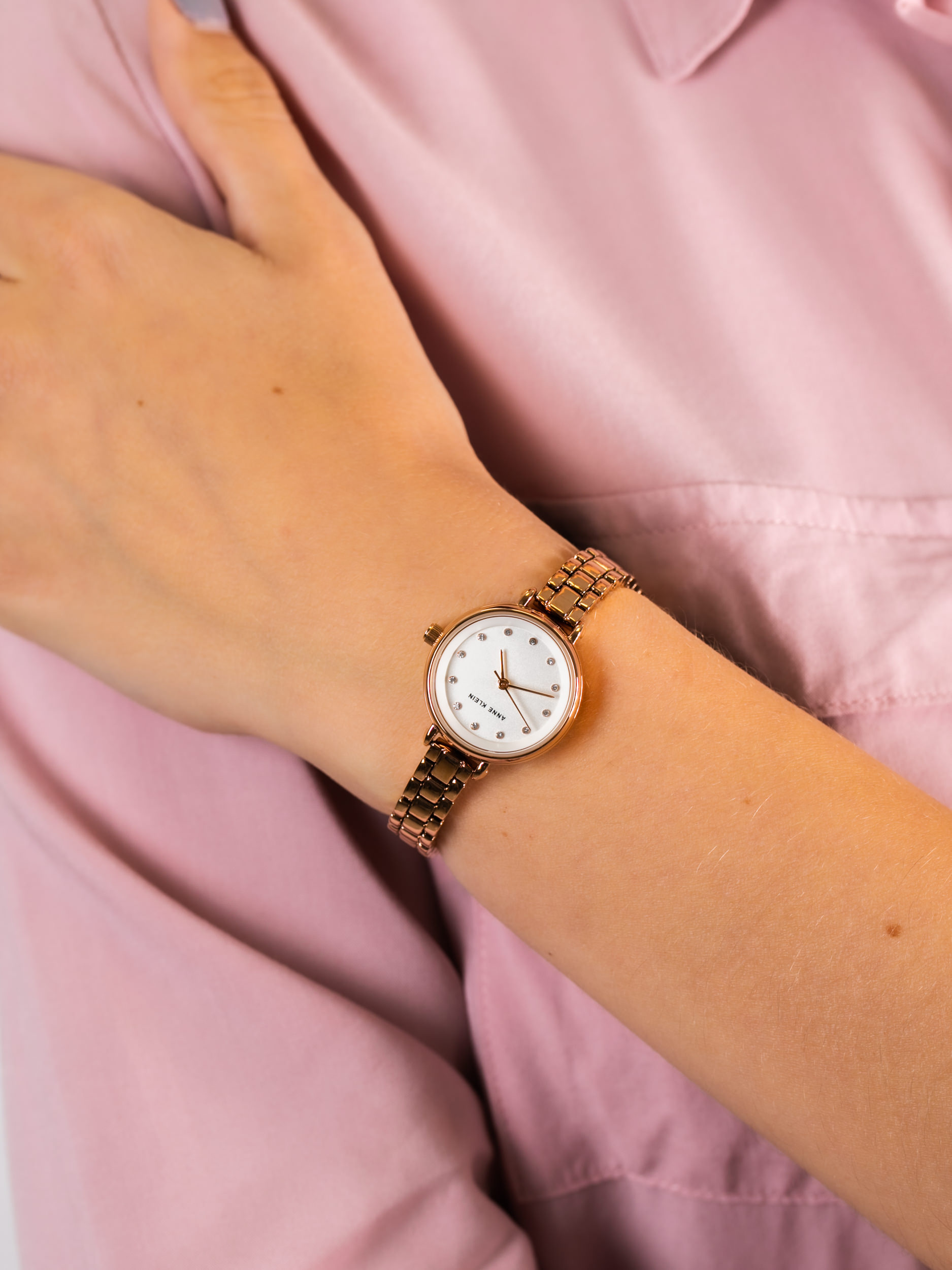 Anne Klein AK-2662SVRG damski zegarek Bransoleta bransoleta - miniatura 3