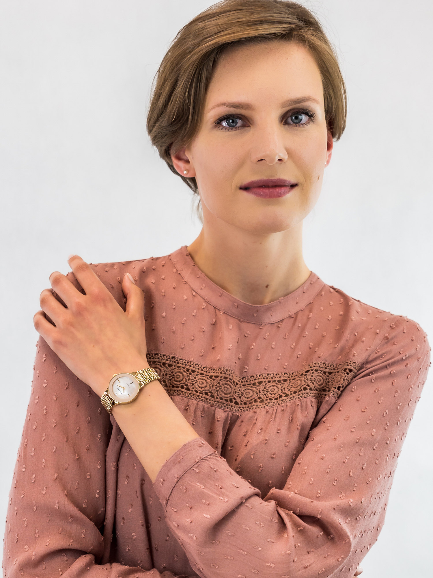 Anne Klein AK-2670PMGB zegarek damski Bransoleta - miniatura 2