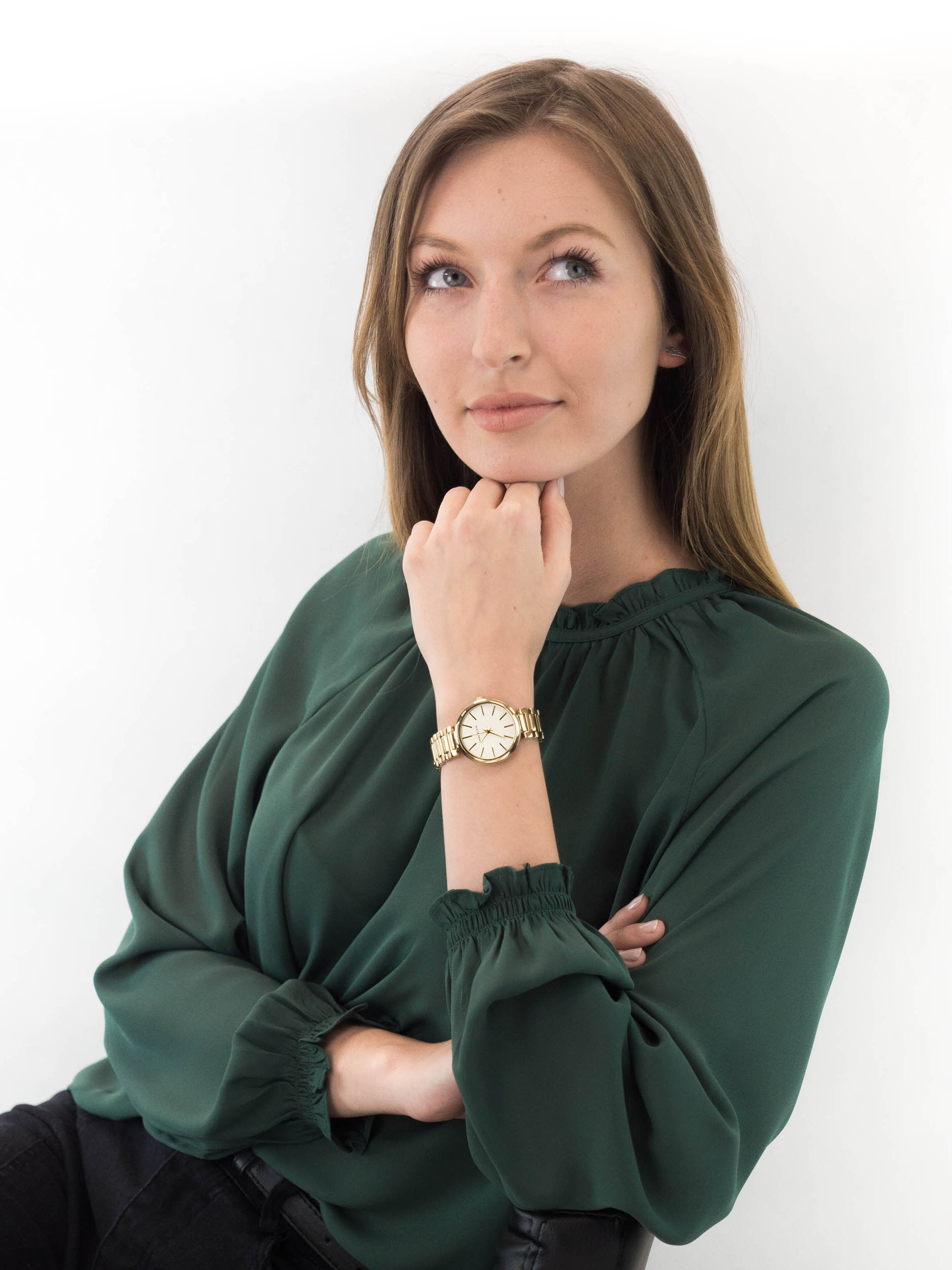 Anne Klein AK-2786CHGB zegarek damski Bransoleta - miniatura 2