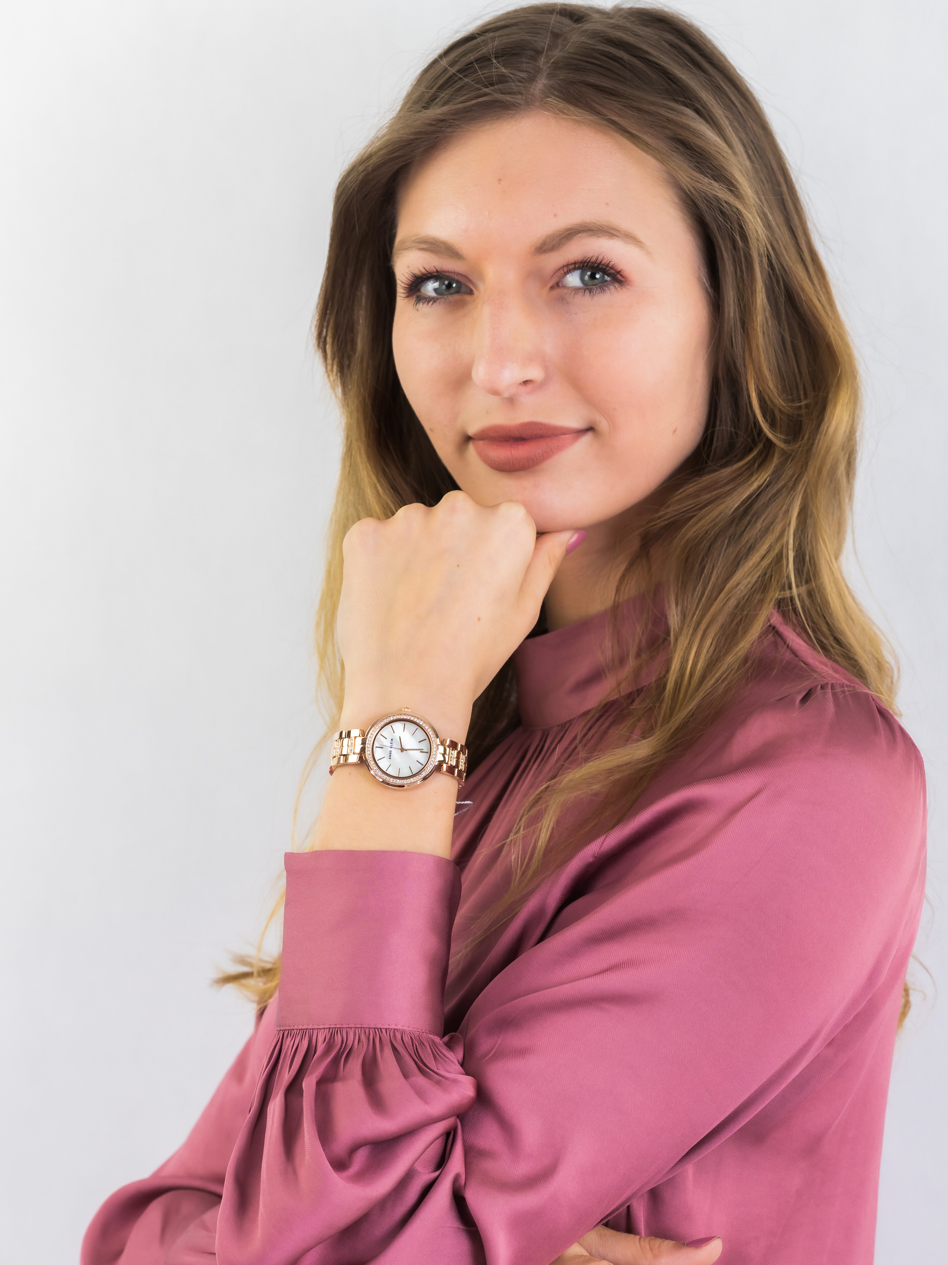 Anne Klein AK-2968MPRG zegarek damski Bransoleta - miniatura 2