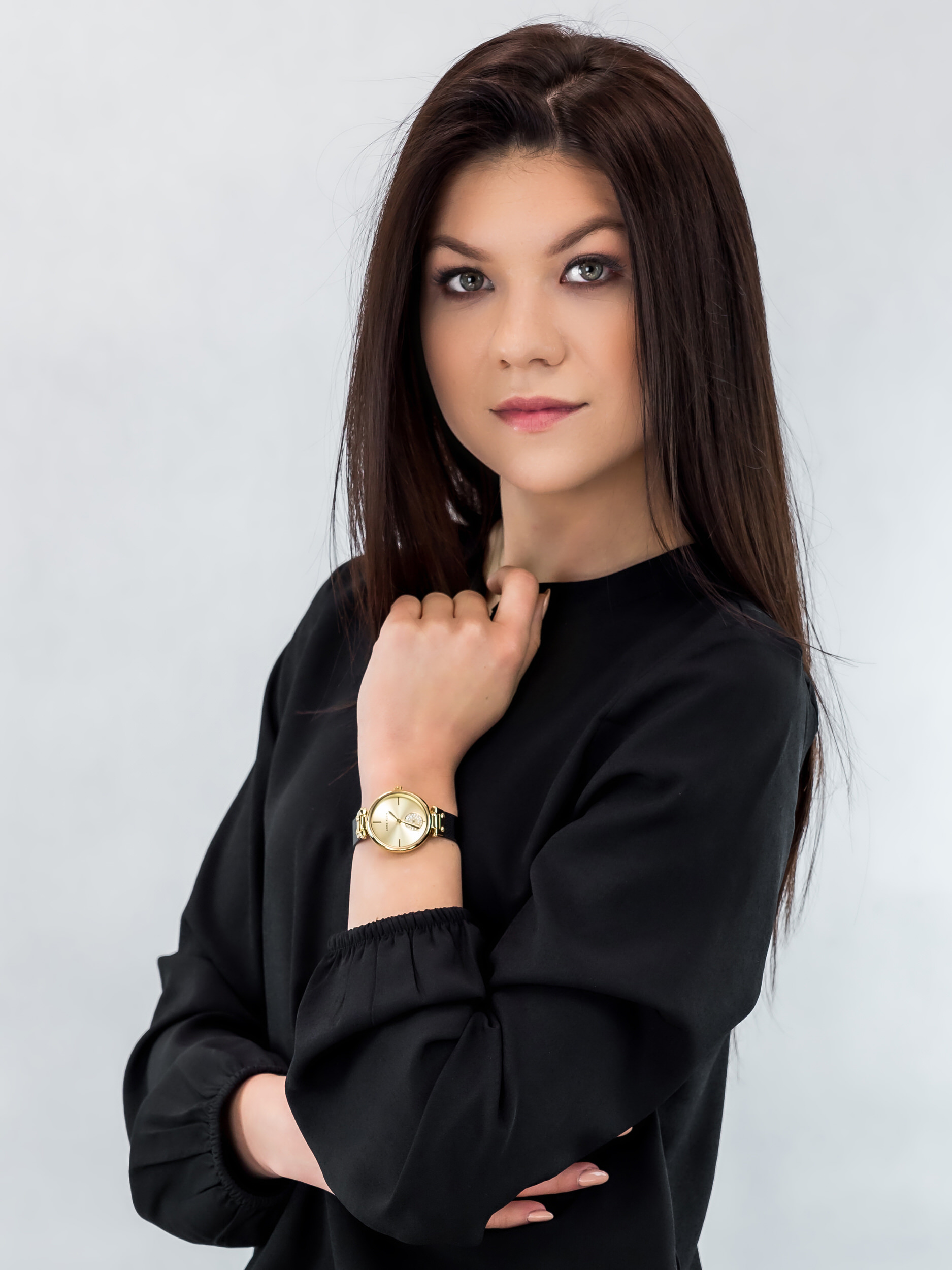 Anne Klein AK-3001CHBK zegarek damski Bransoleta - miniatura 2