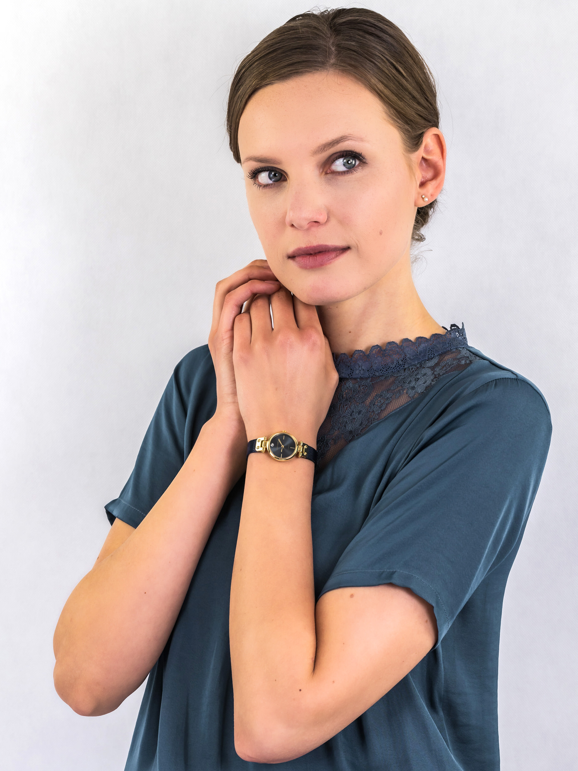 Anne Klein AK-3003GPBL zegarek damski Bransoleta - miniatura 2