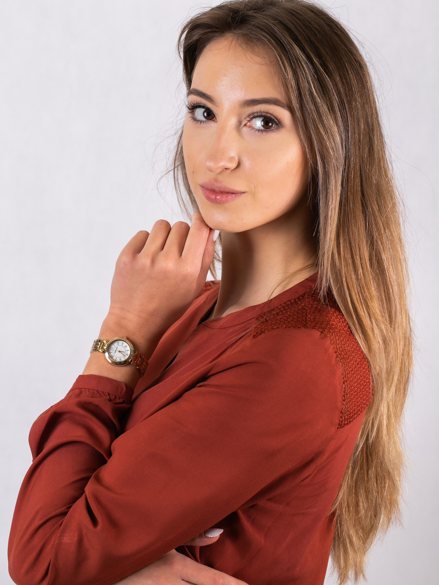 Anne Klein AK-3070MPGB zegarek damski Bransoleta - miniatura 2