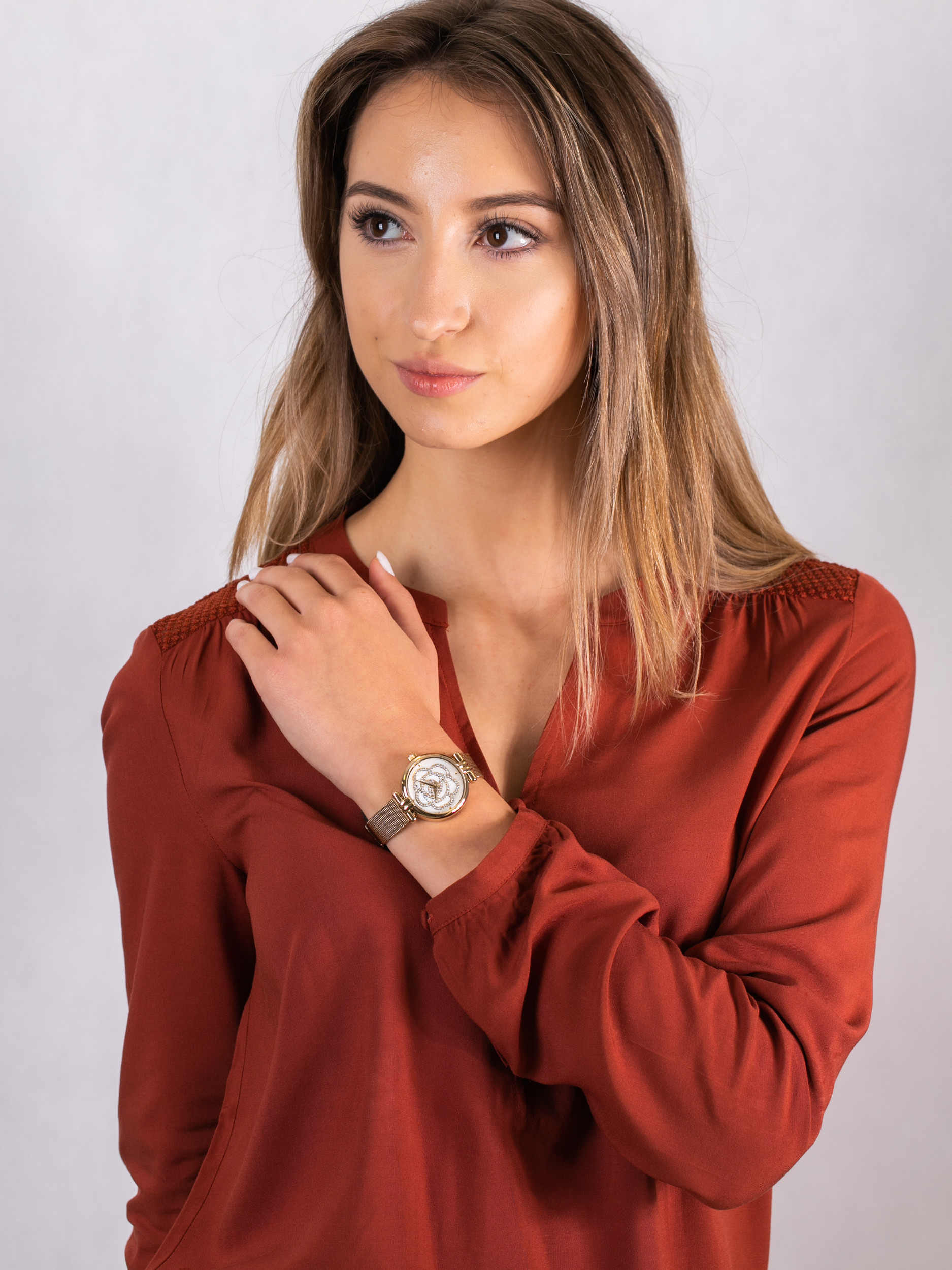 Anne Klein AK-3102MPGB zegarek damski Bransoleta - miniatura 2
