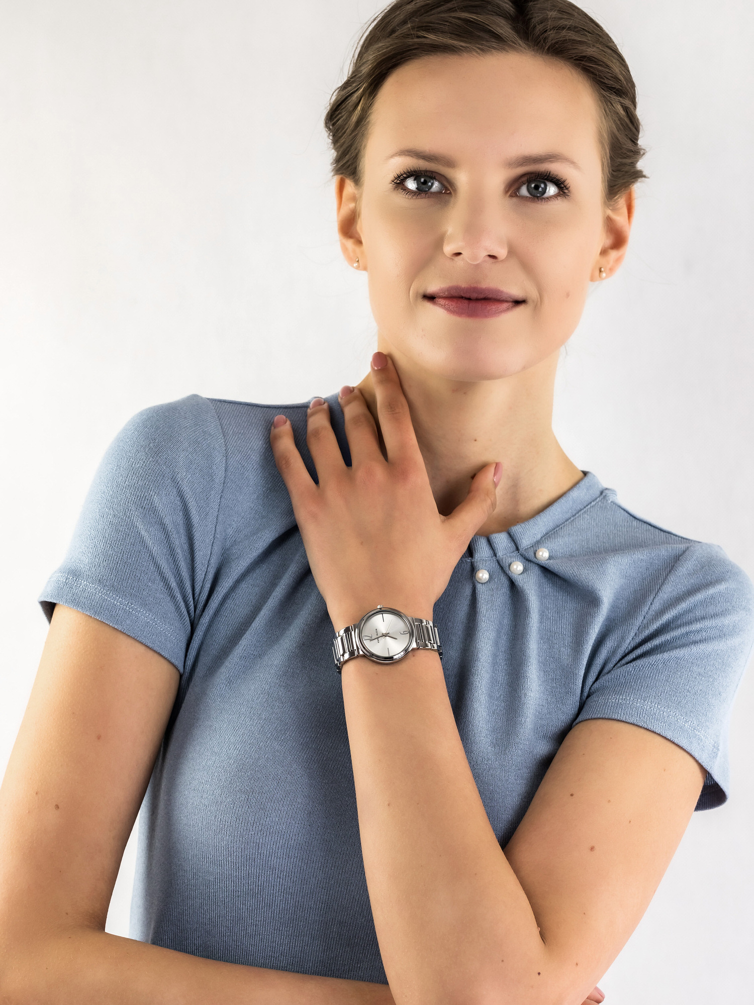 Anne Klein AK-3169SVSV zegarek damski Bransoleta - miniatura 2