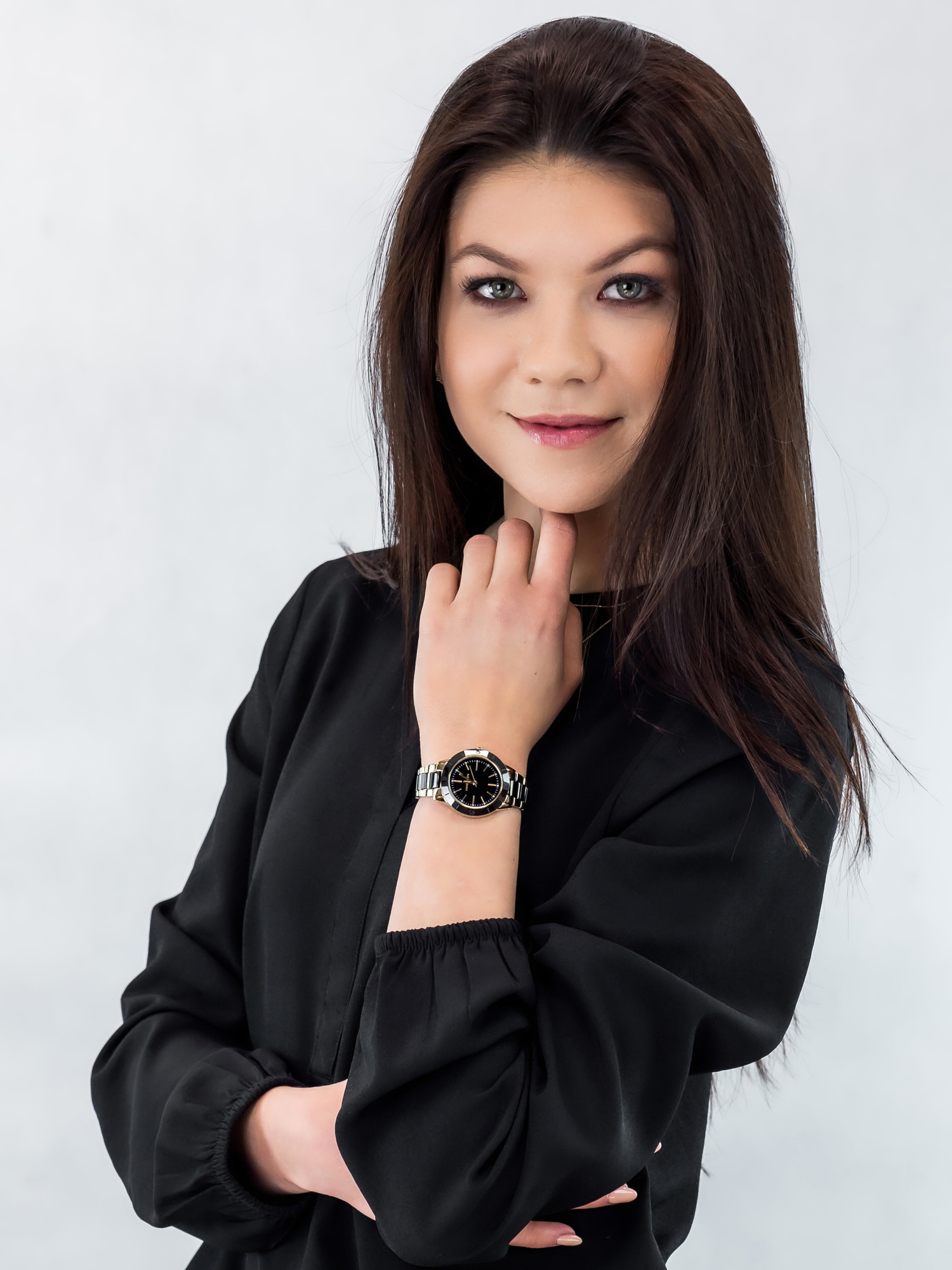 Anne Klein AK-3214BKGB zegarek damski Bransoleta - miniatura 2