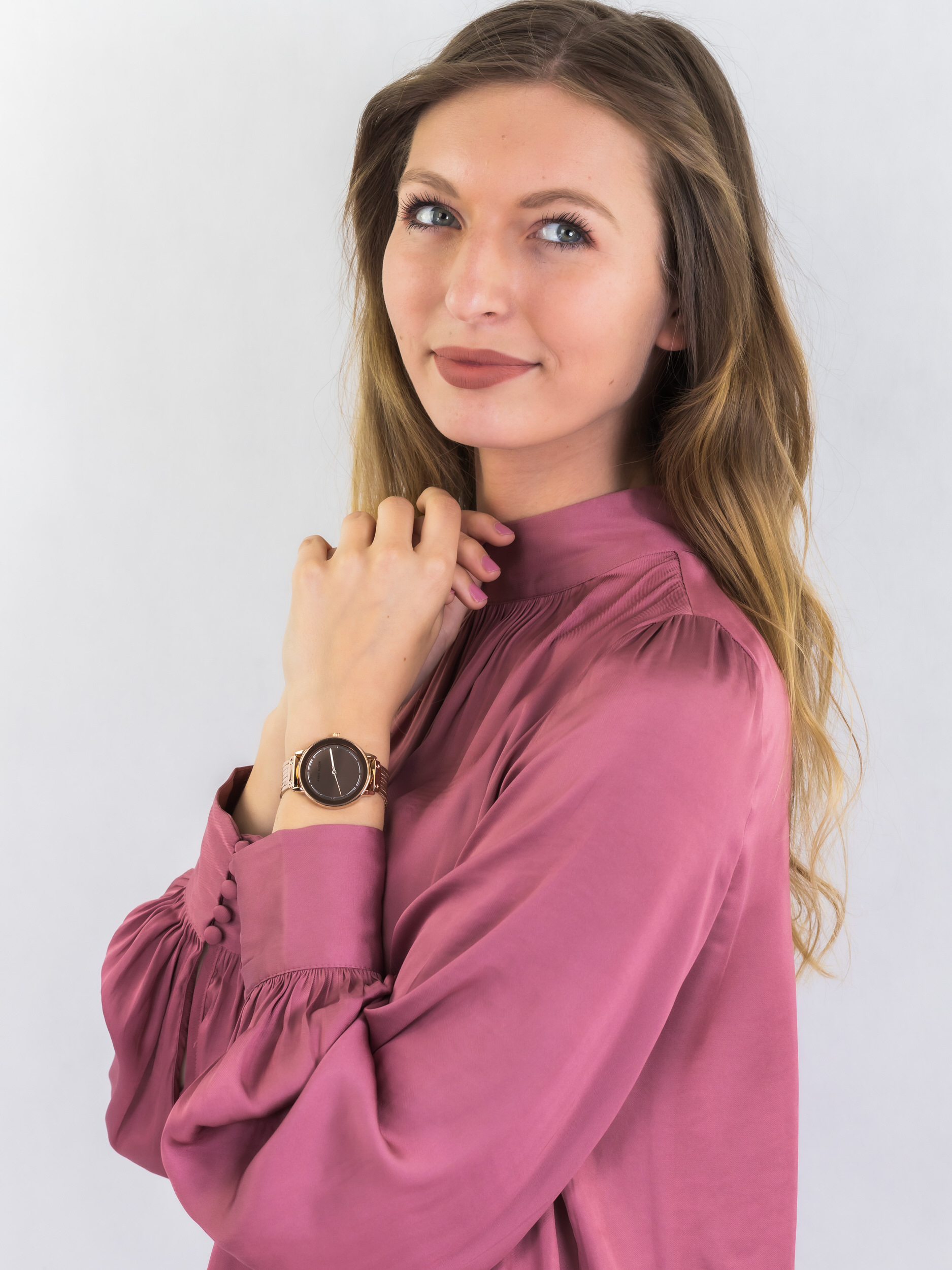 Anne Klein AK-3222RMRG zegarek damski Bransoleta - miniatura 2