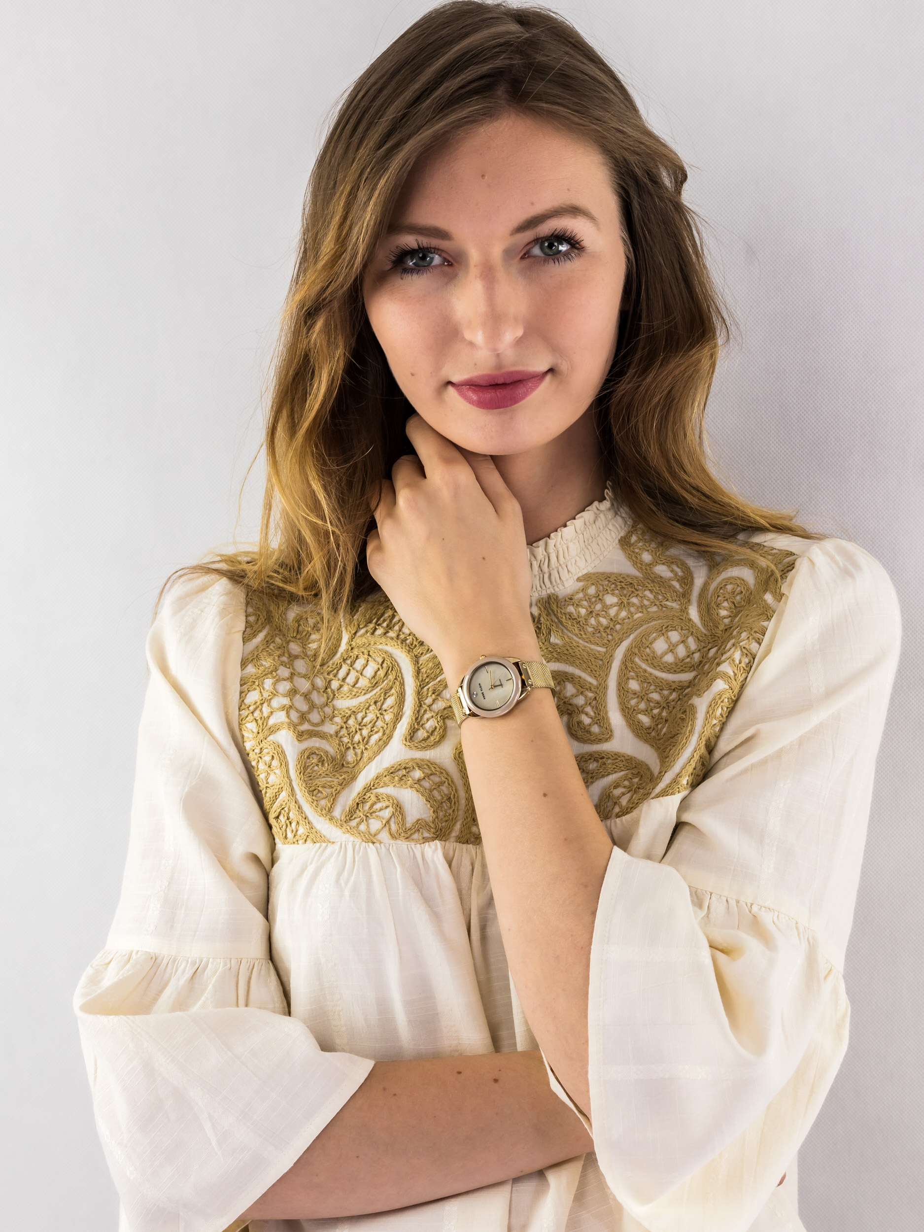 Anne Klein AK-3258TNGB zegarek damski Bransoleta - miniatura 2