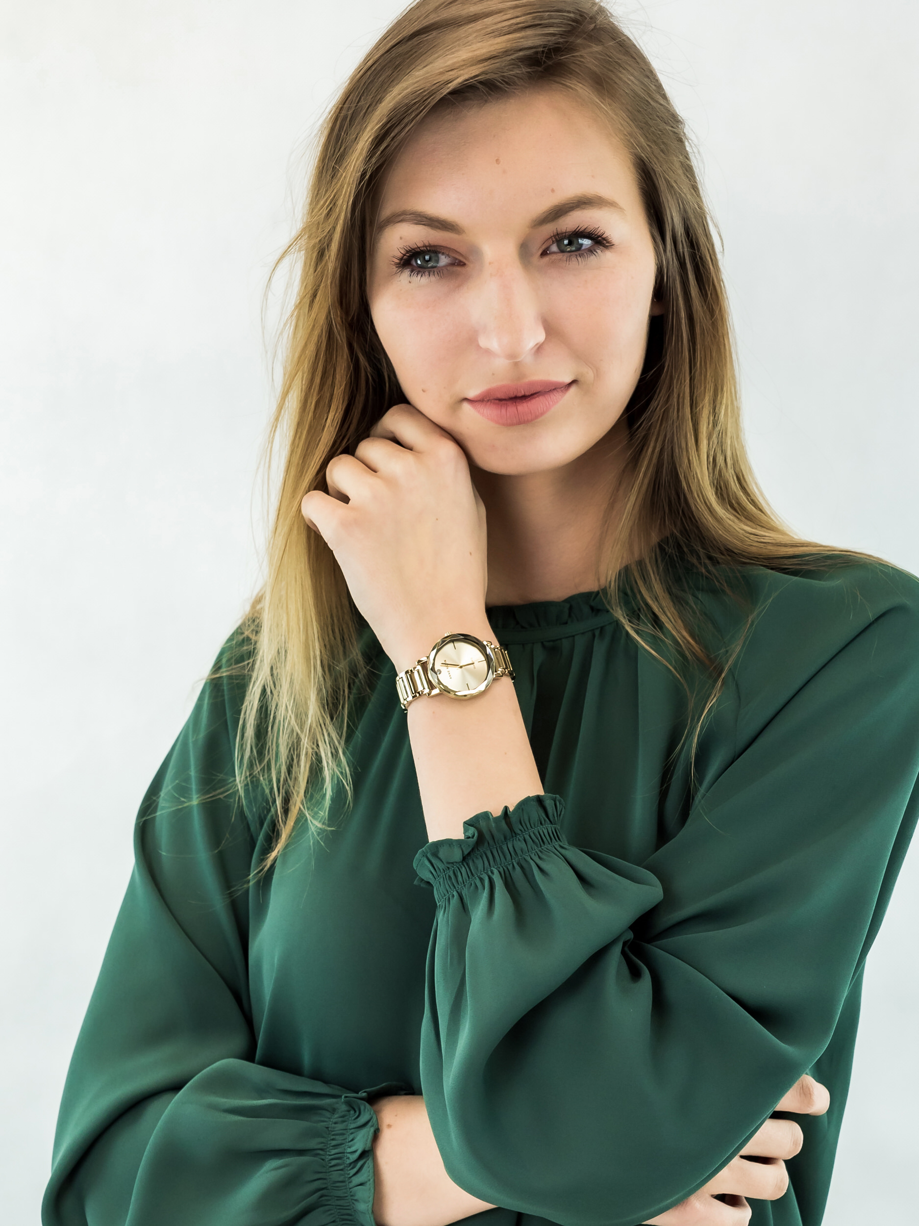 Anne Klein AK-3278CHGB zegarek damski Bransoleta - miniatura 2