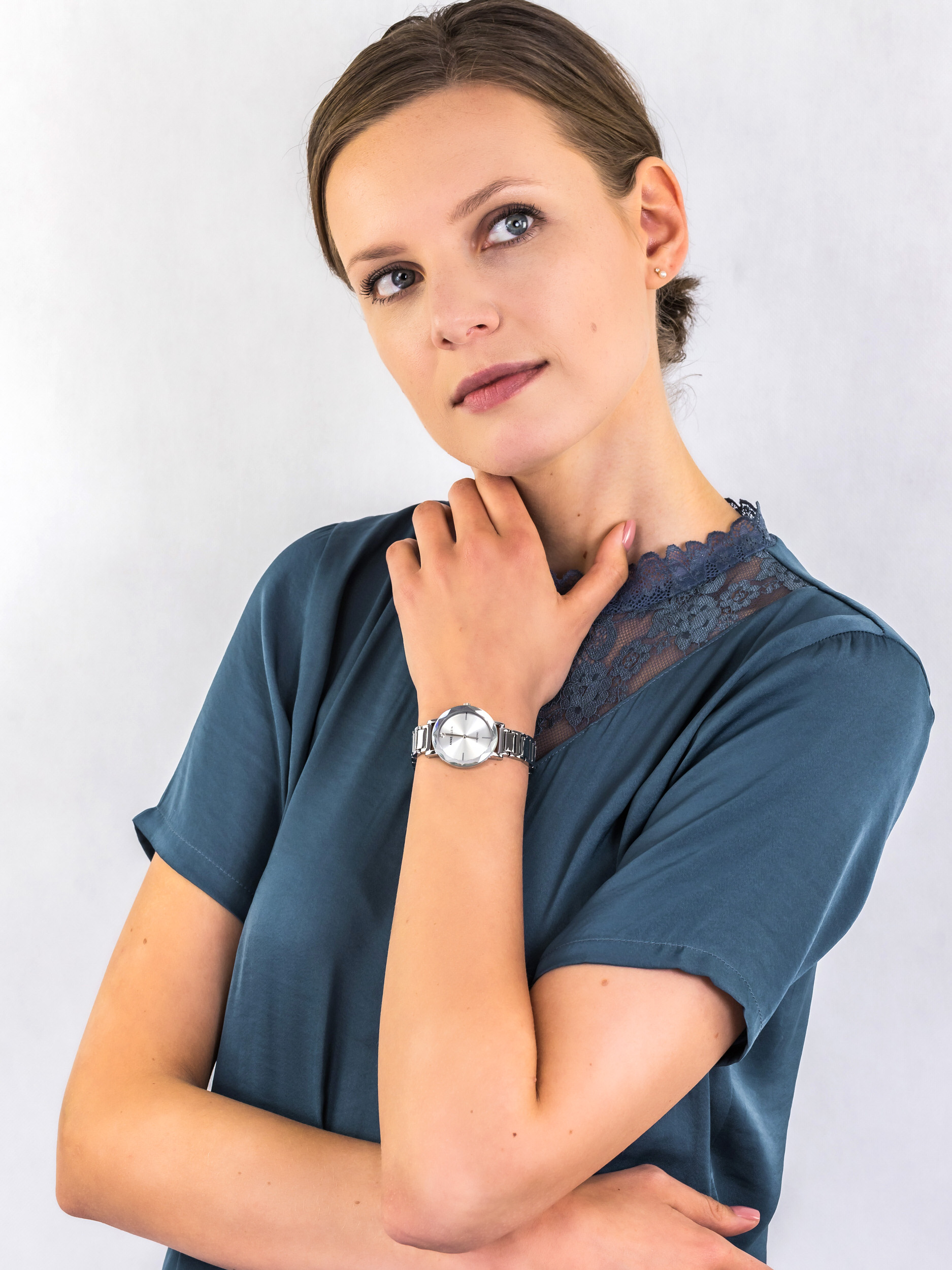 Anne Klein AK-3279SVSV zegarek damski Bransoleta - miniatura 2
