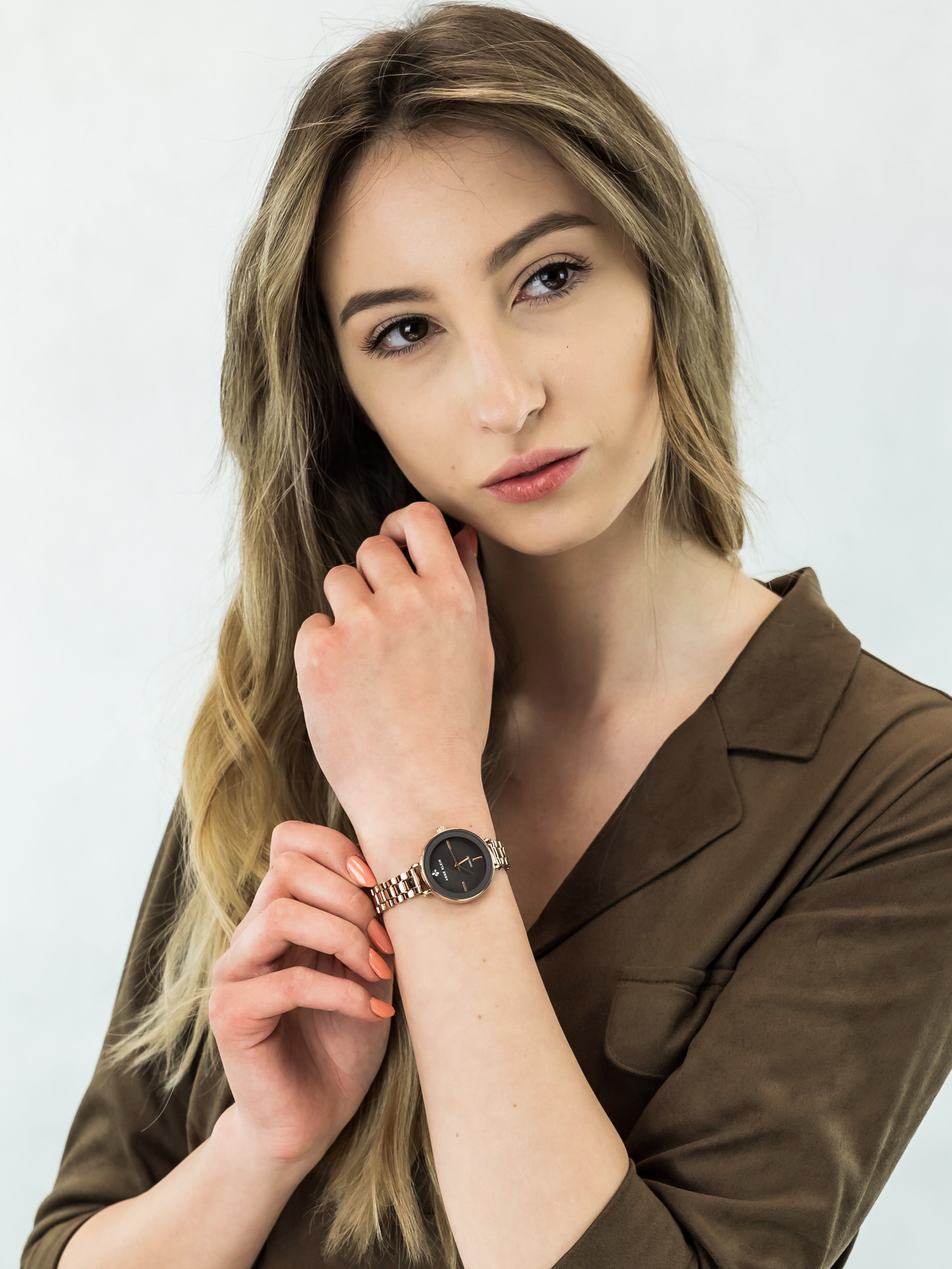 Anne Klein AK-3386GYRG zegarek damski Bransoleta - miniatura 2