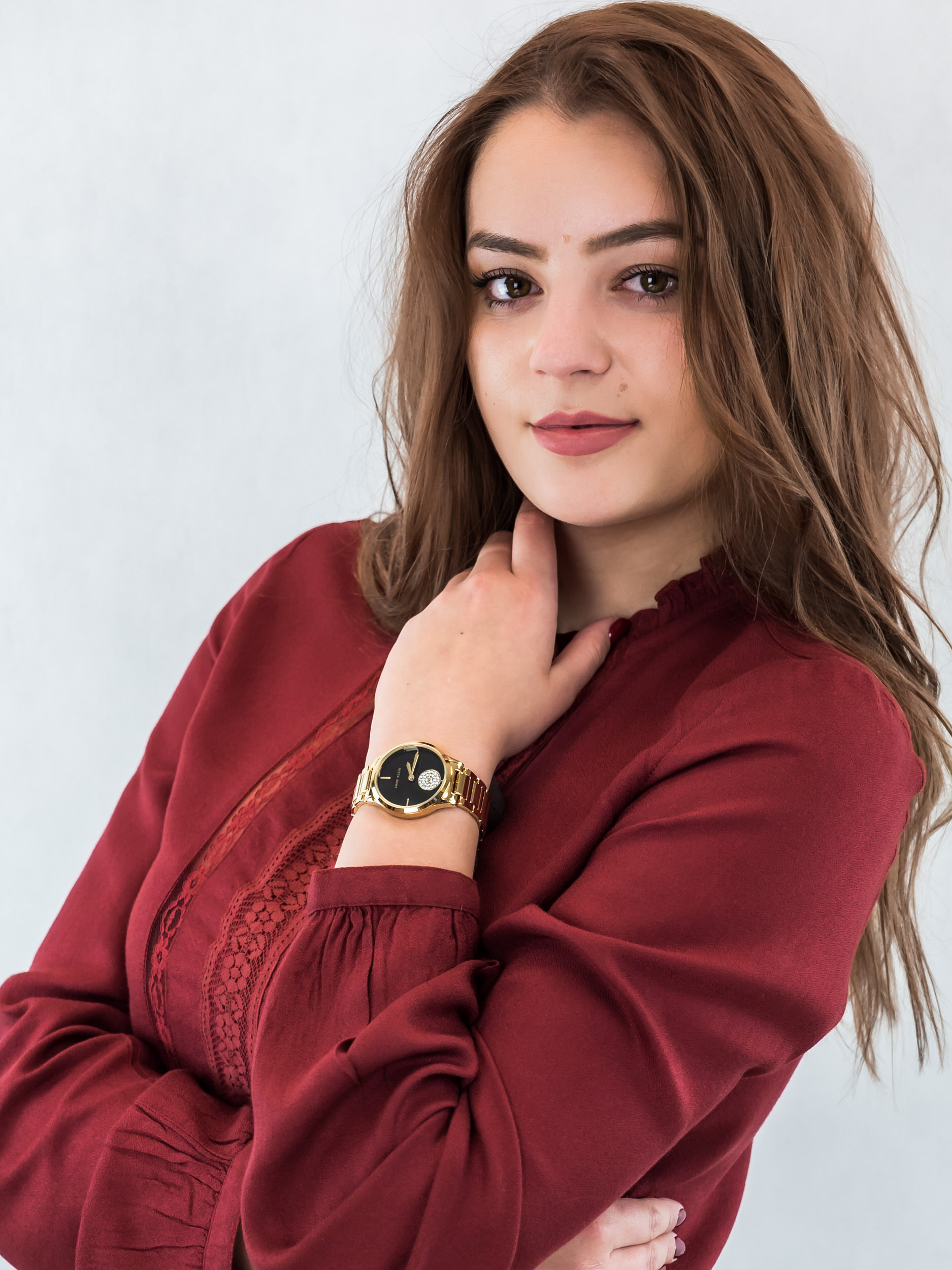 Anne Klein AK-3416BKGB zegarek damski Bransoleta - miniatura 2