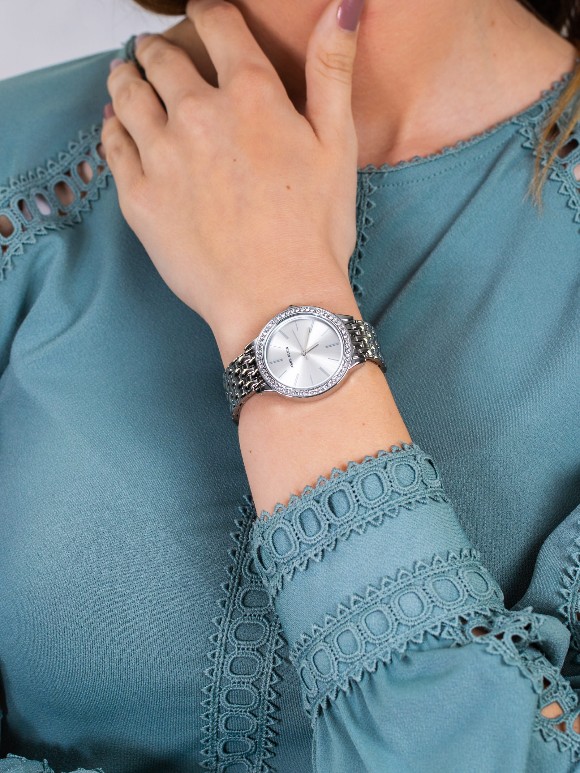 Anne Klein AK-3421SVSV damski zegarek Bransoleta bransoleta - miniatura 3