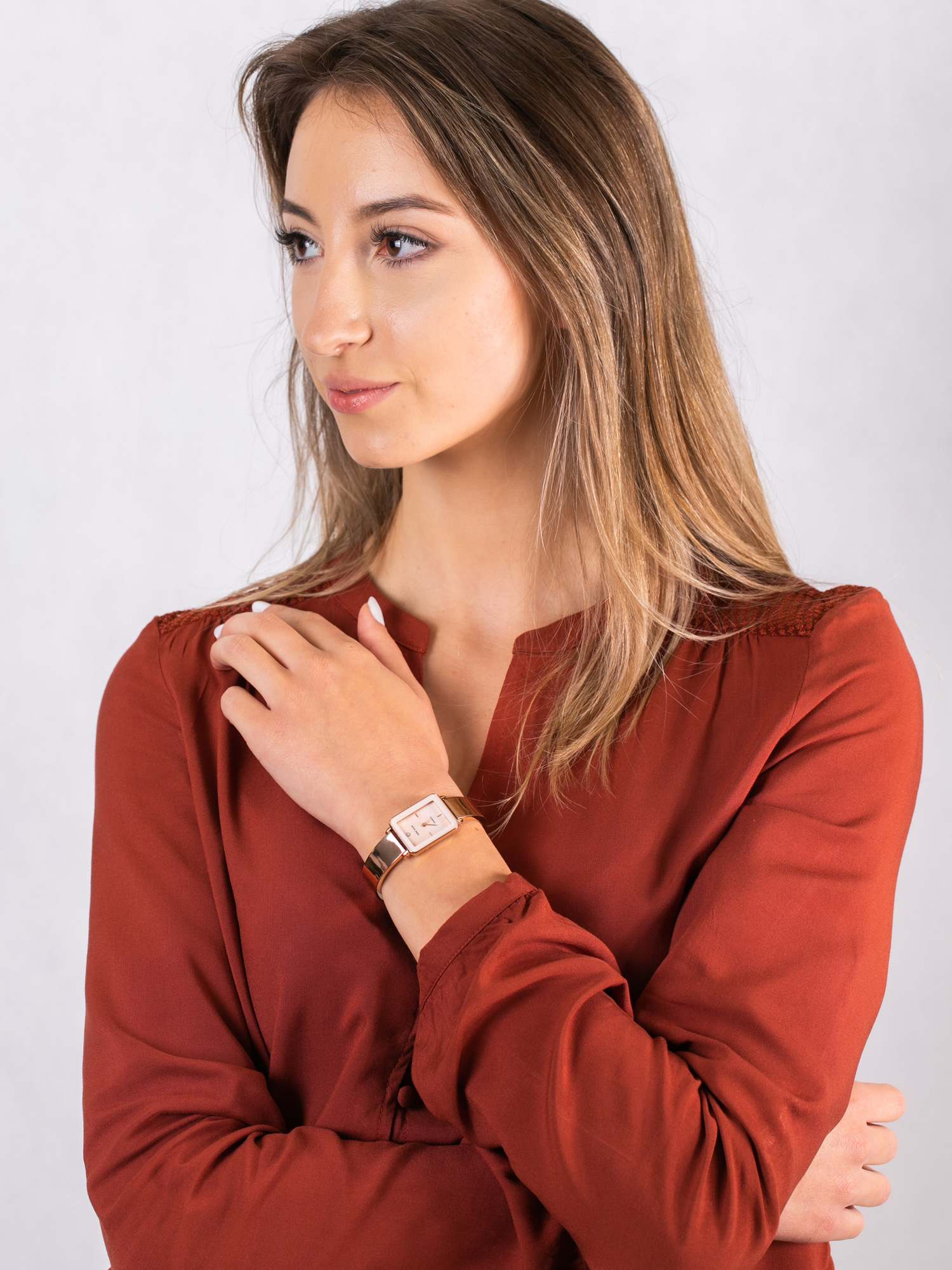 Anne Klein AK-3600BMRG zegarek damski Bransoleta - miniatura 2