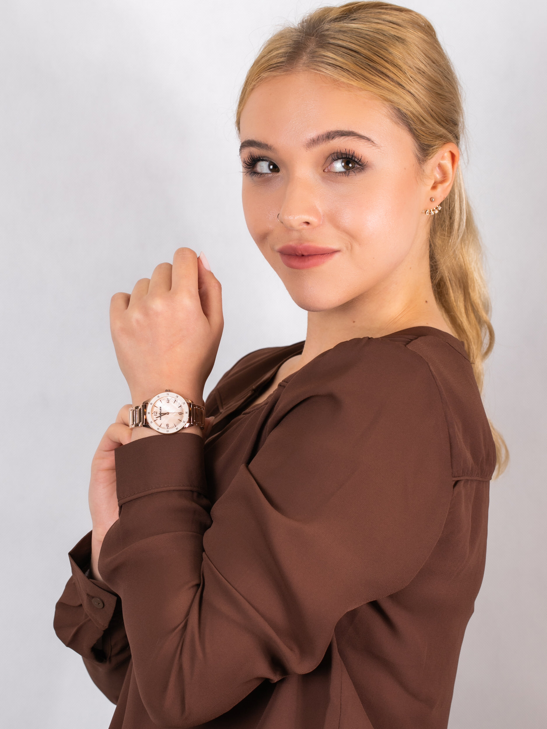 Anne Klein AK-3602PMRG zegarek damski Bransoleta - miniatura 2