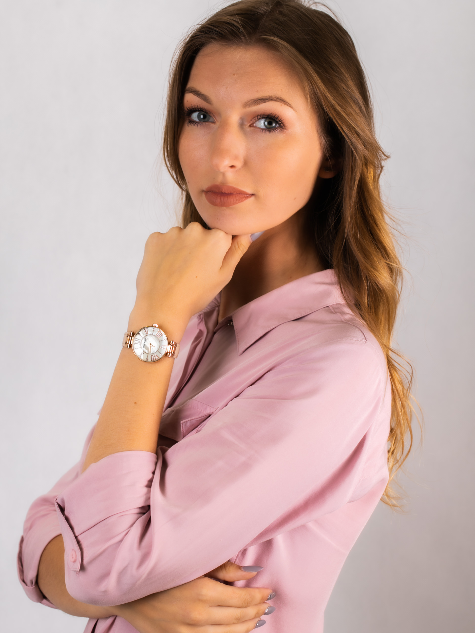 Anne Klein AK-109918RGLP zegarek damski Pasek - miniatura 2