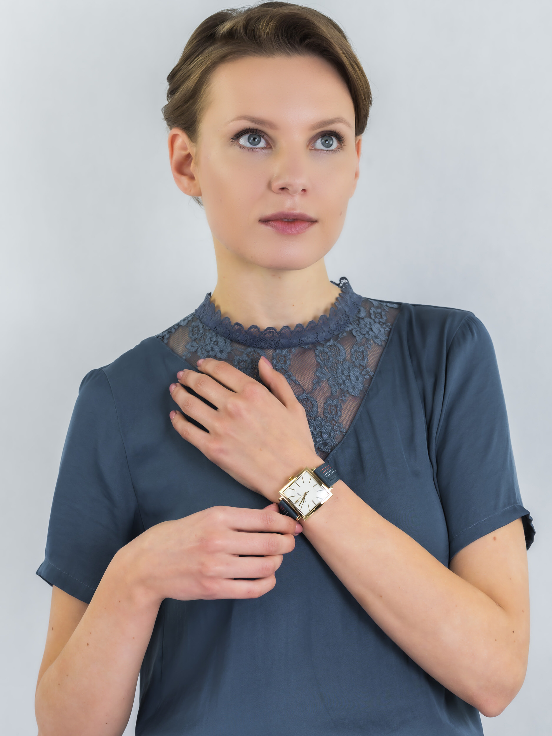 Anne Klein AK-2740CHBL zegarek damski Pasek - miniatura 2