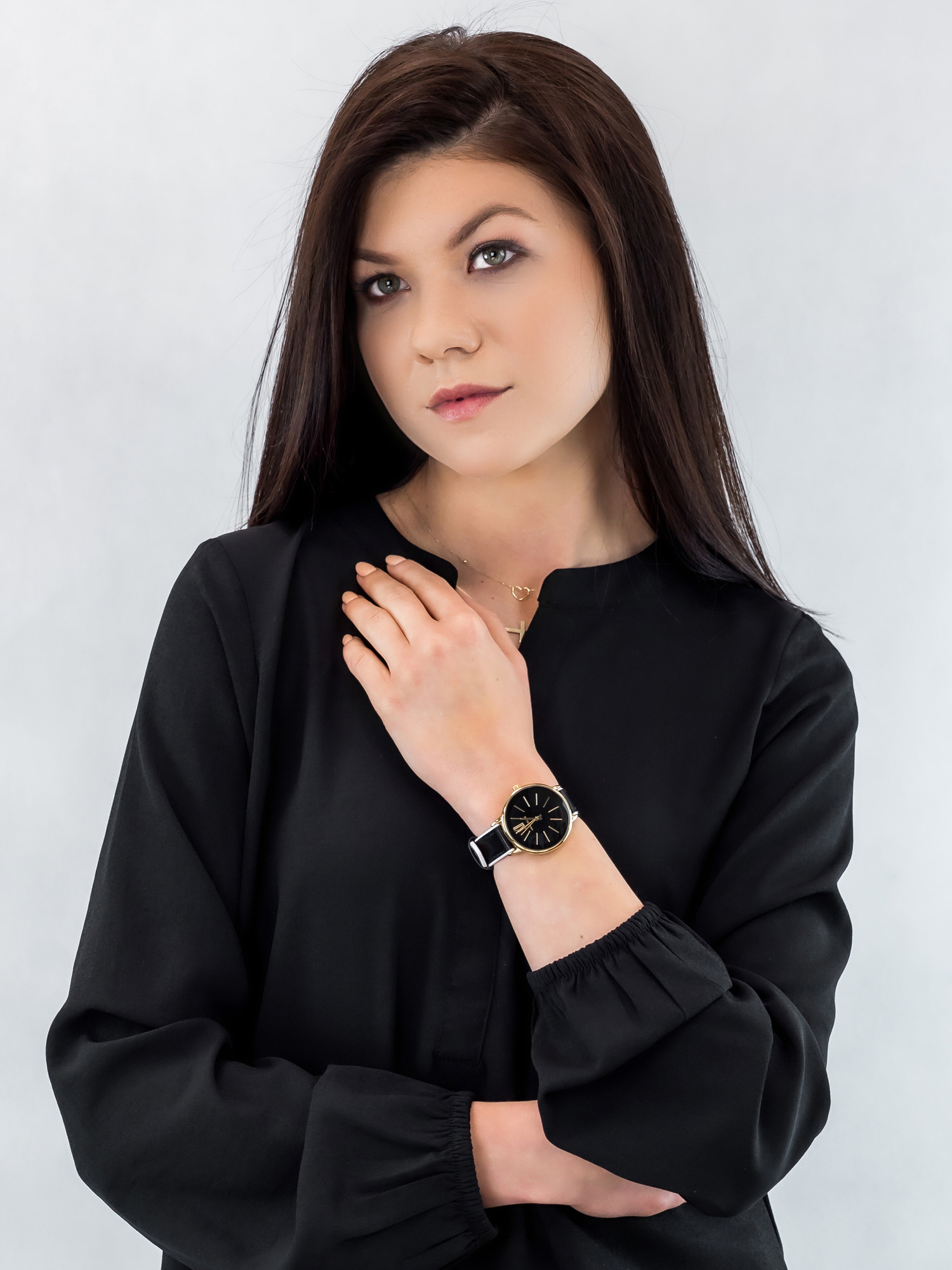 Anne Klein AK-3252BKWT zegarek damski Pasek - miniatura 2
