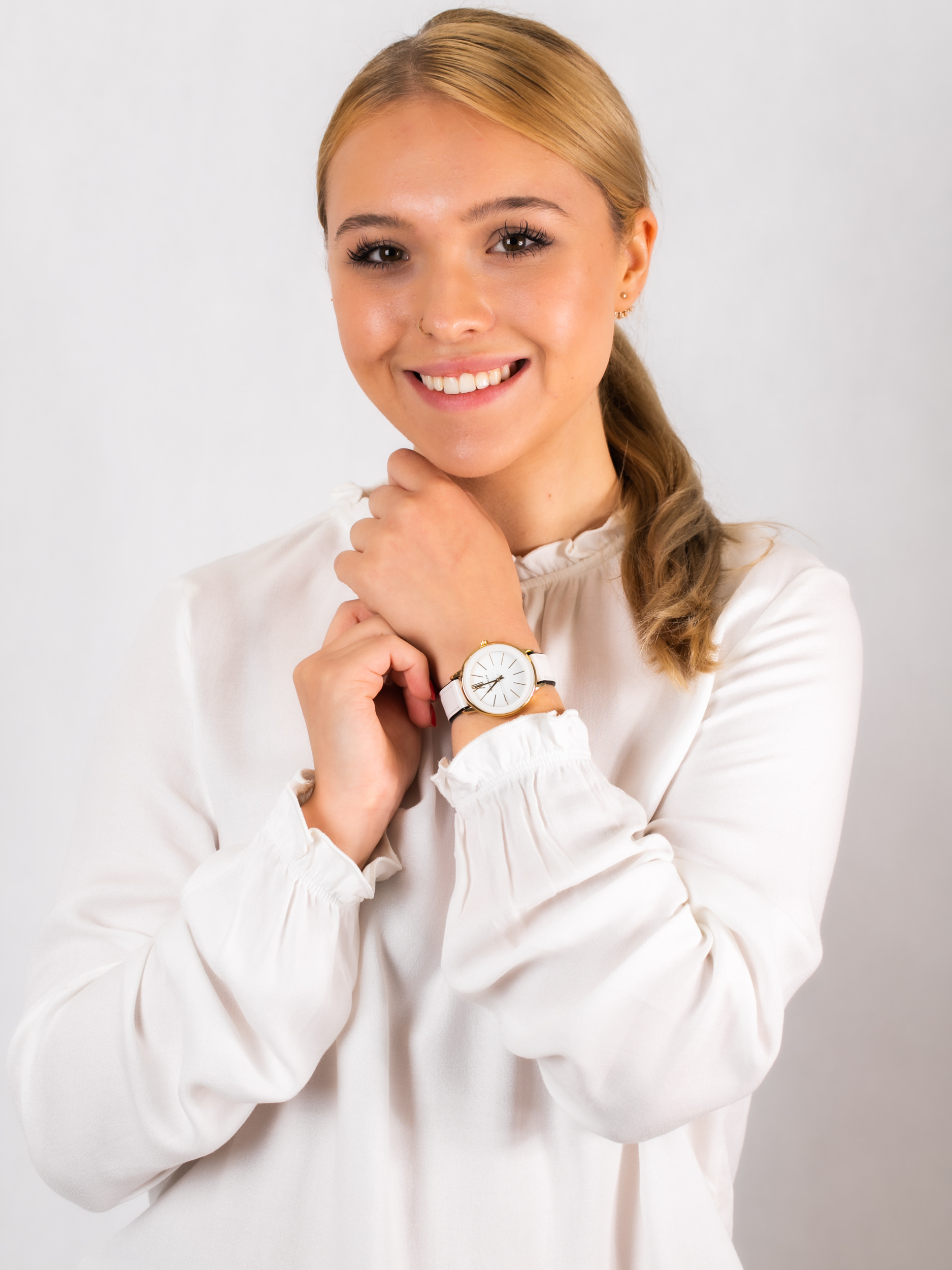 Anne Klein AK-3252WTBK zegarek damski Pasek - miniatura 2