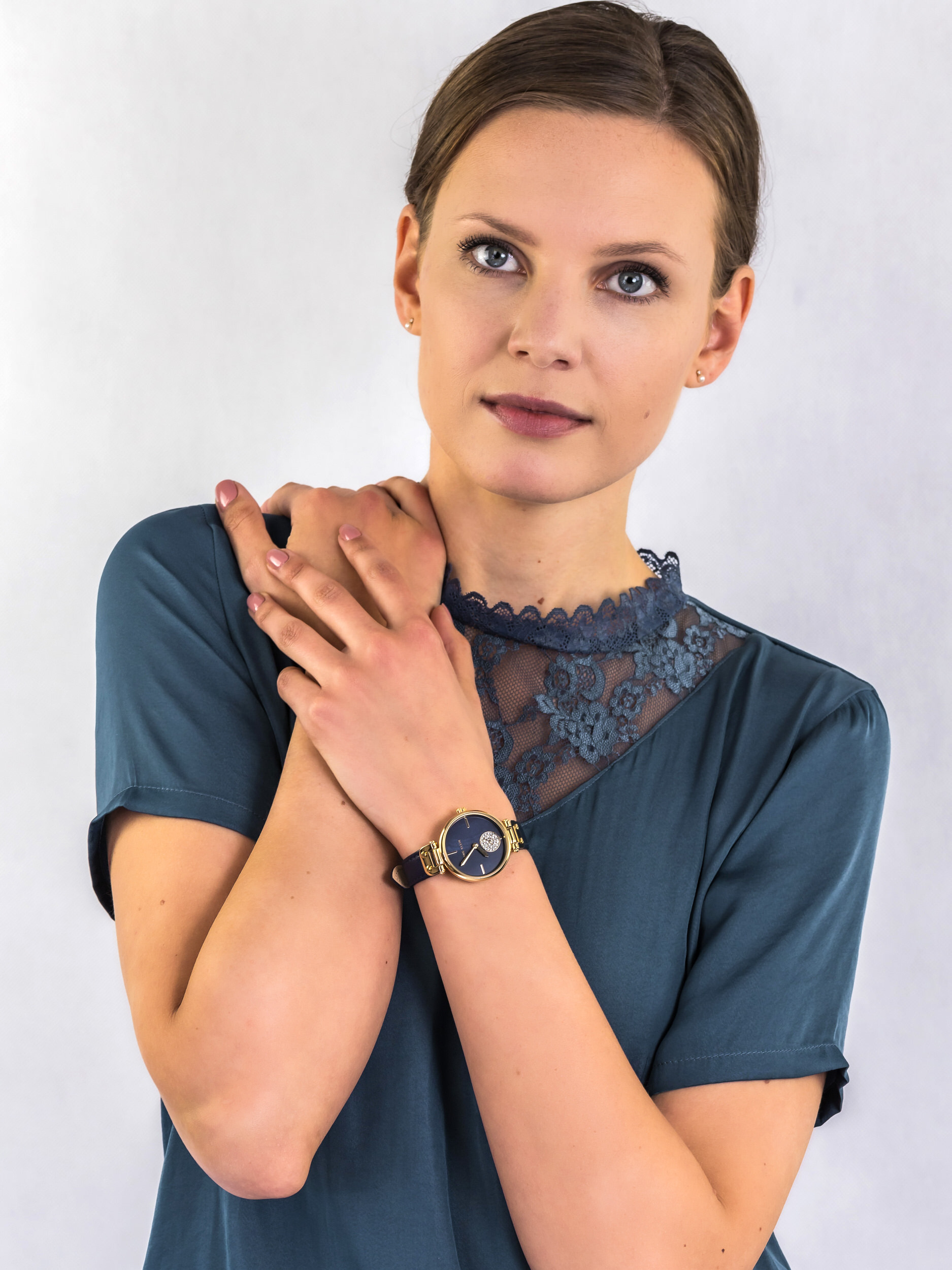 Anne Klein AK-3380NMNV zegarek damski Pasek - miniatura 2