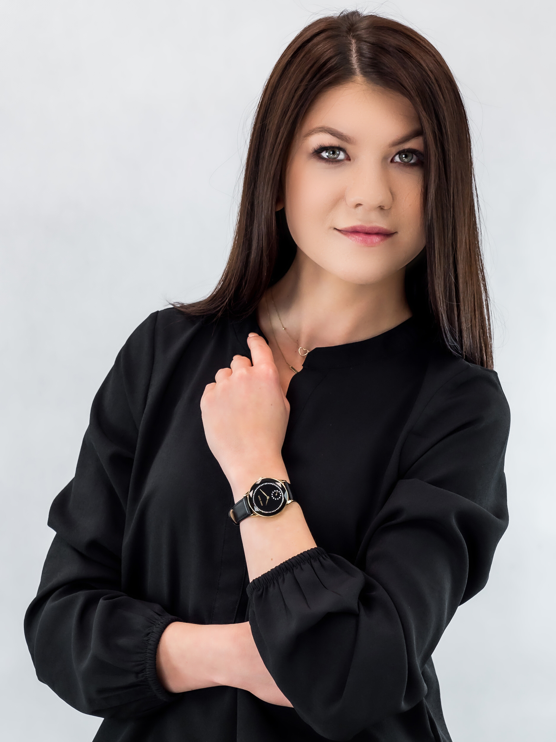 Anne Klein AK-3458BKBK zegarek damski Pasek - miniatura 2