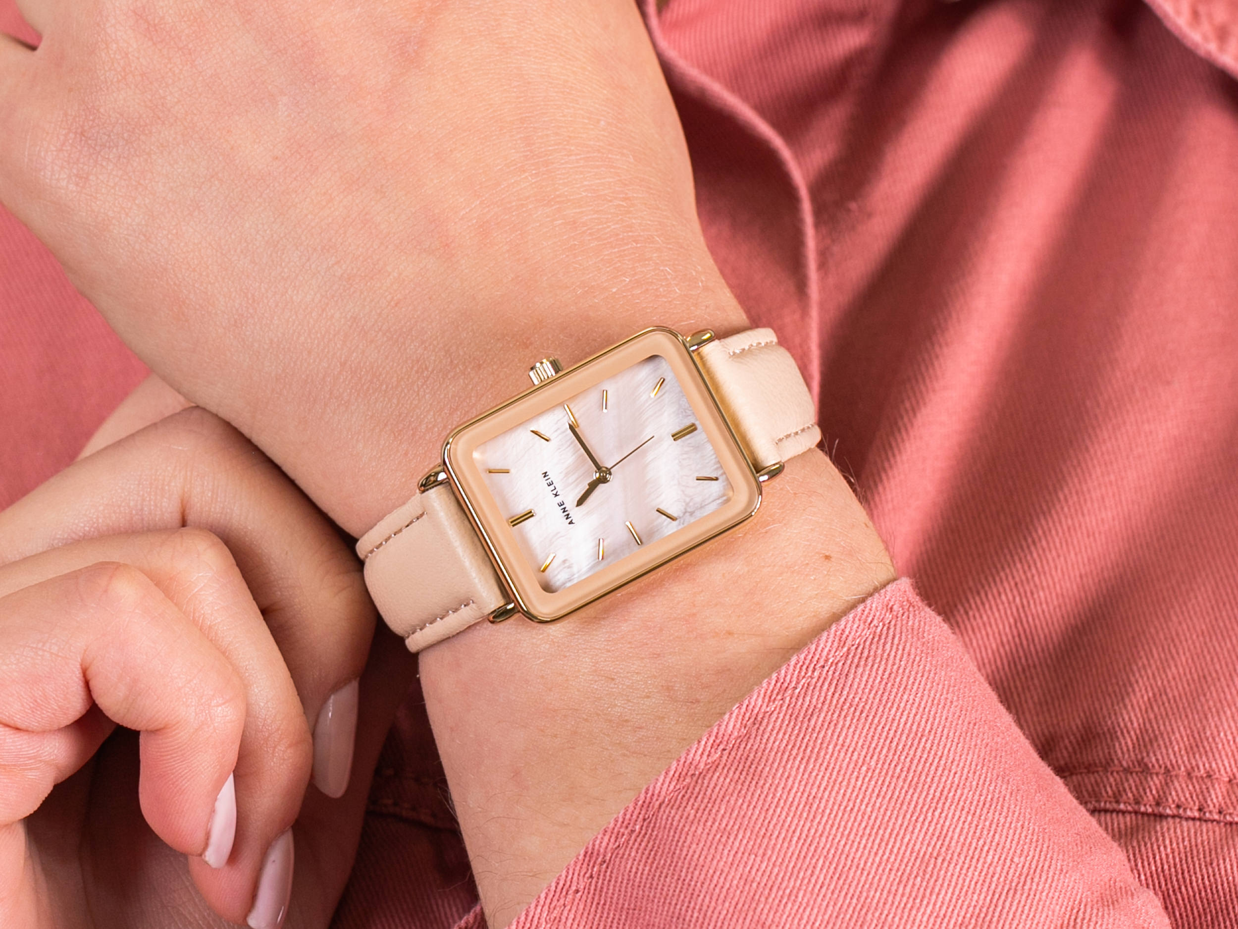 Anne Klein AK-3518GPBH zegarek klasyczny Pasek - miniatura 4