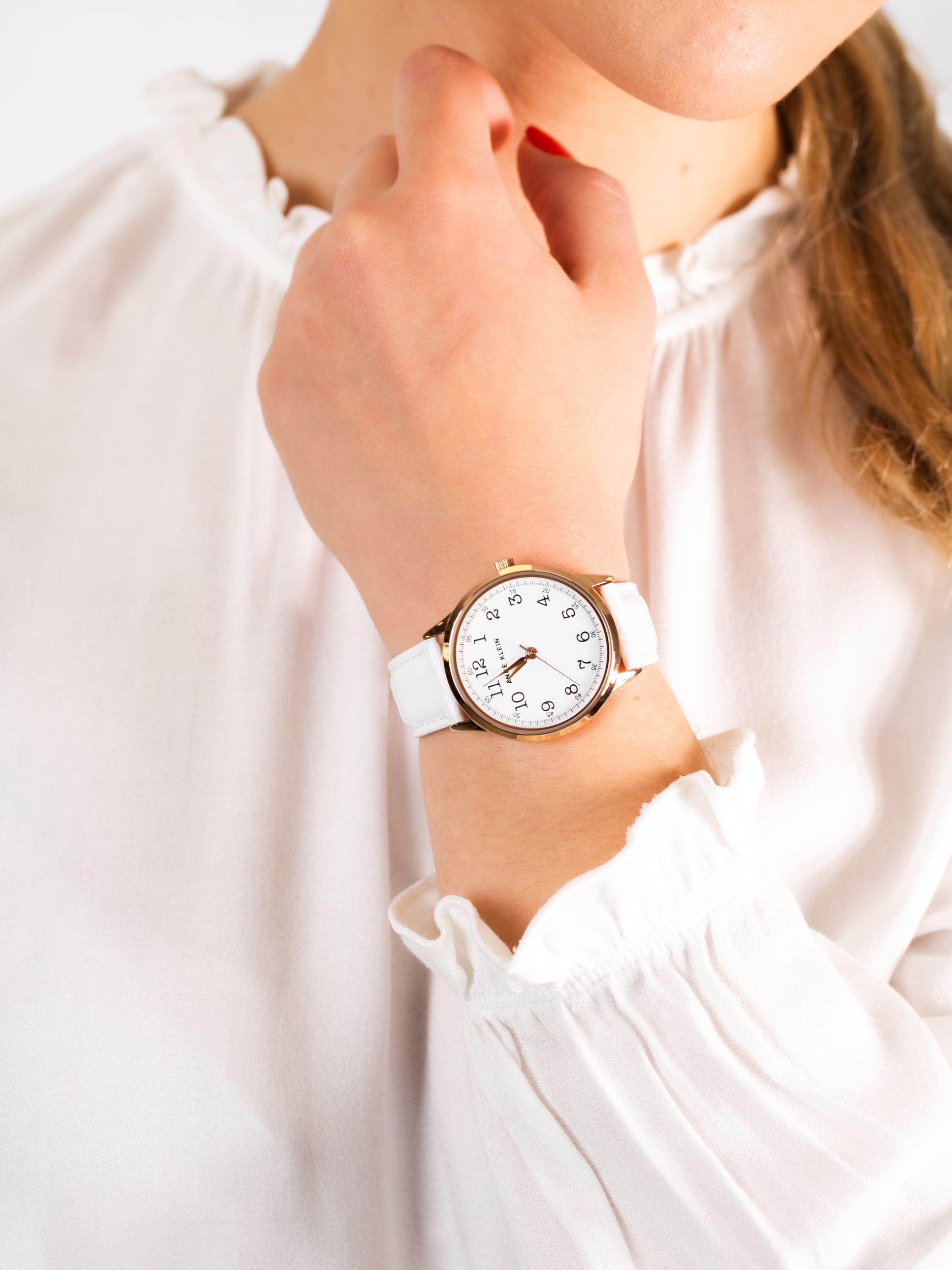 Anne Klein AK-3560RGWT damski zegarek Pasek pasek - miniatura 3