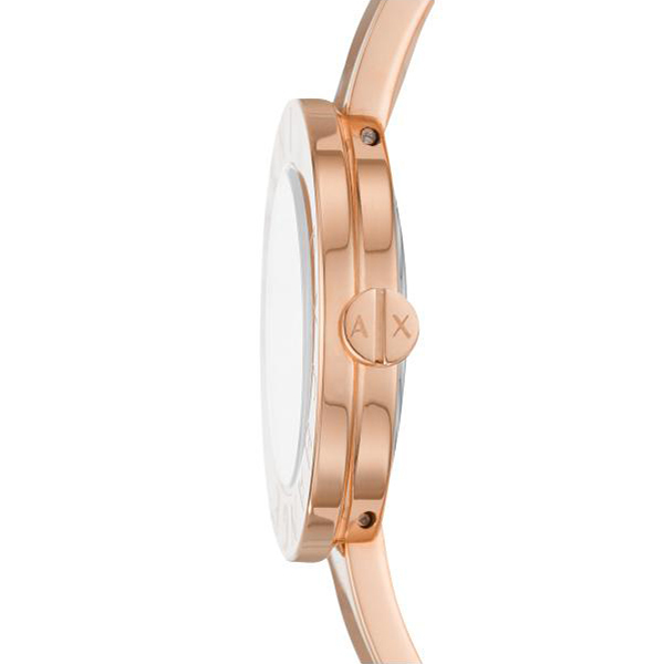 Armani Exchange AX5905 zegarek różowe złoto klasyczny Fashion bransoleta - miniatura 5