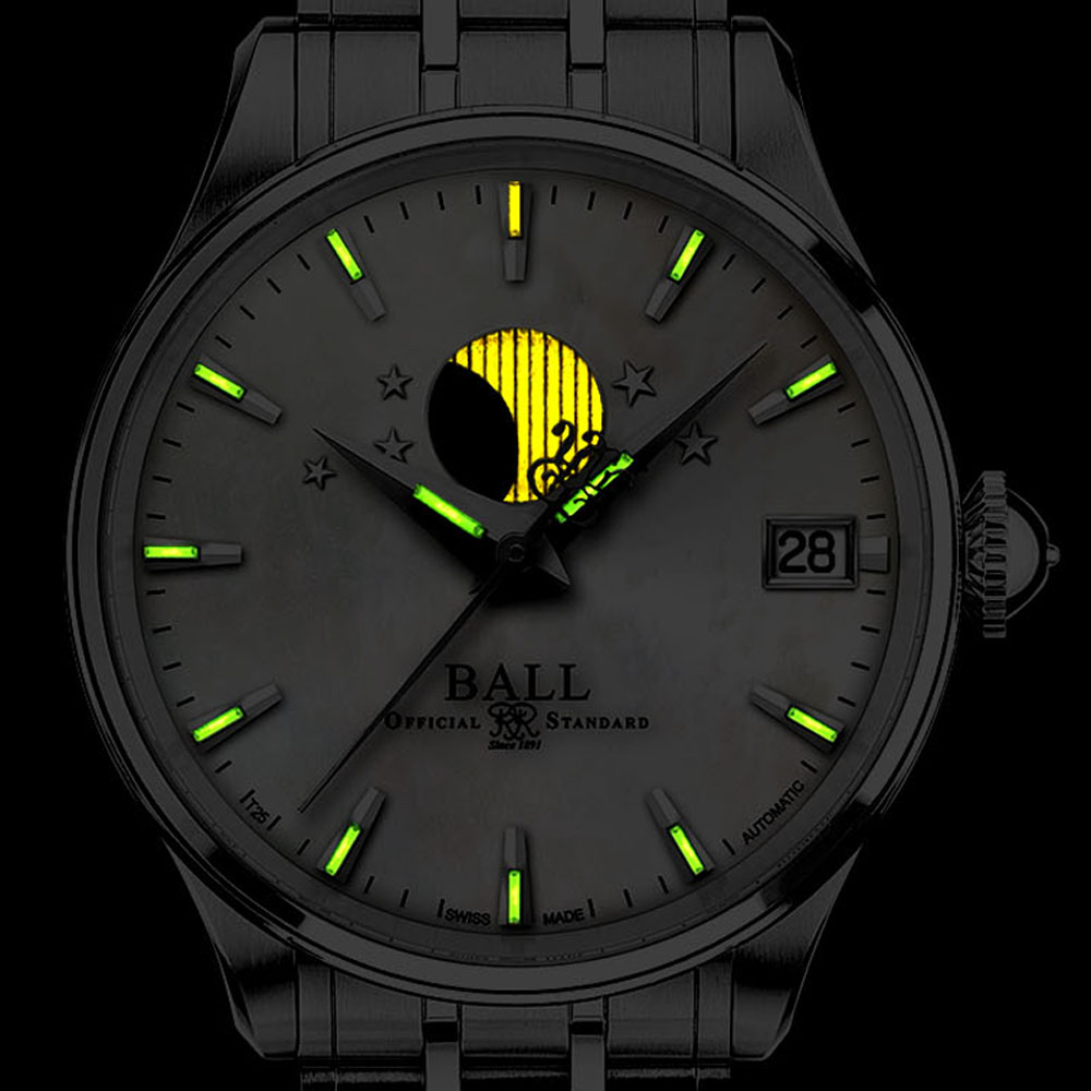 Ball NL3082D-LLJ-WH zegarek damski Trainmaster - miniatura 2
