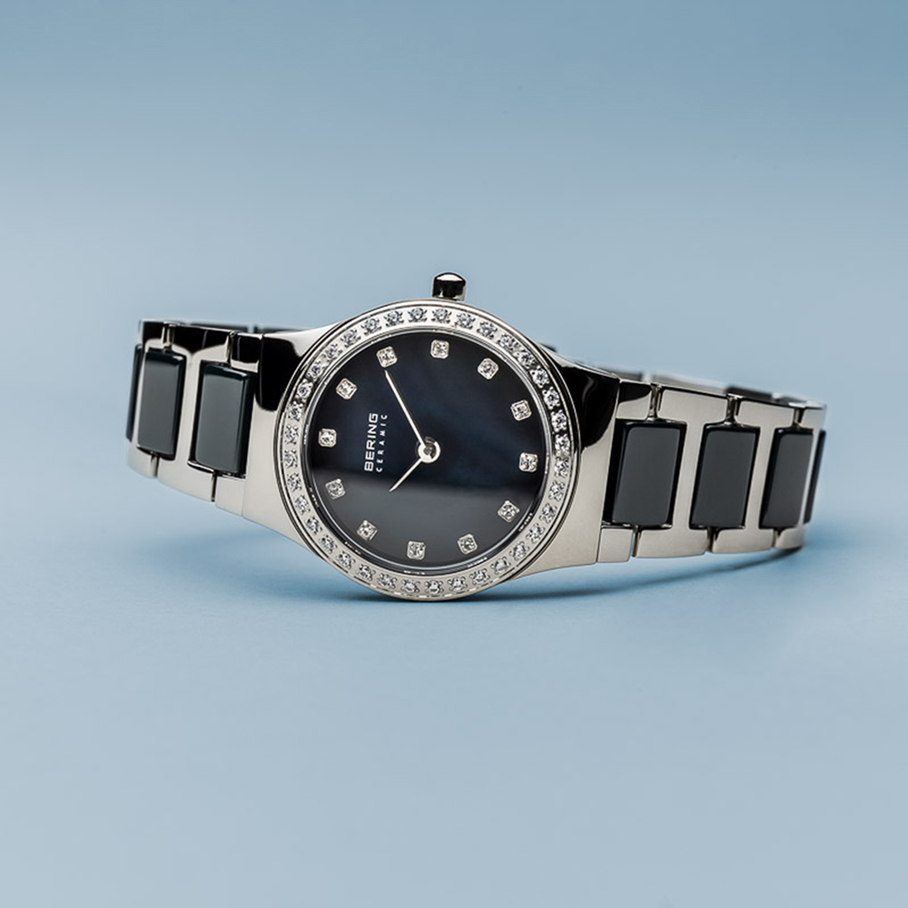 Bering 32426-707 zegarek srebrny klasyczny Ceramic bransoleta - miniatura 5