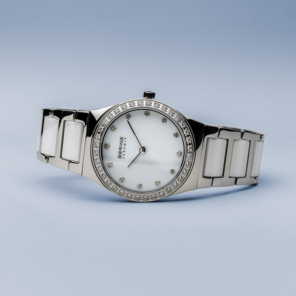 Bering 32430-754 zegarek srebrny klasyczny Ceramic bransoleta - miniatura 5