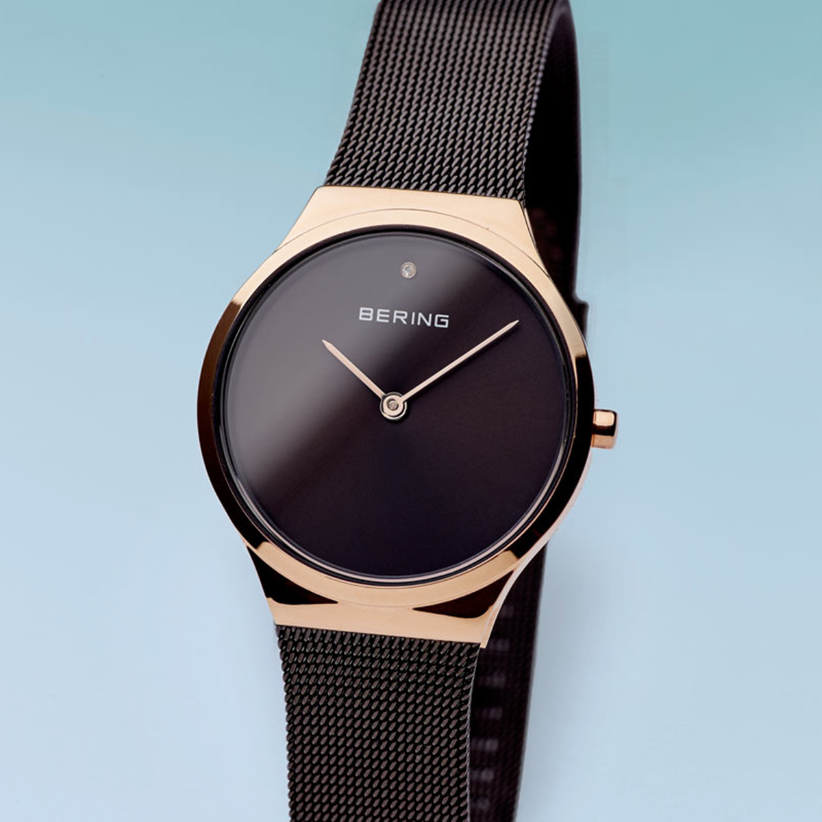 Bering 12131-166 zegarek różowe złoto klasyczny Classic bransoleta - miniatura 5