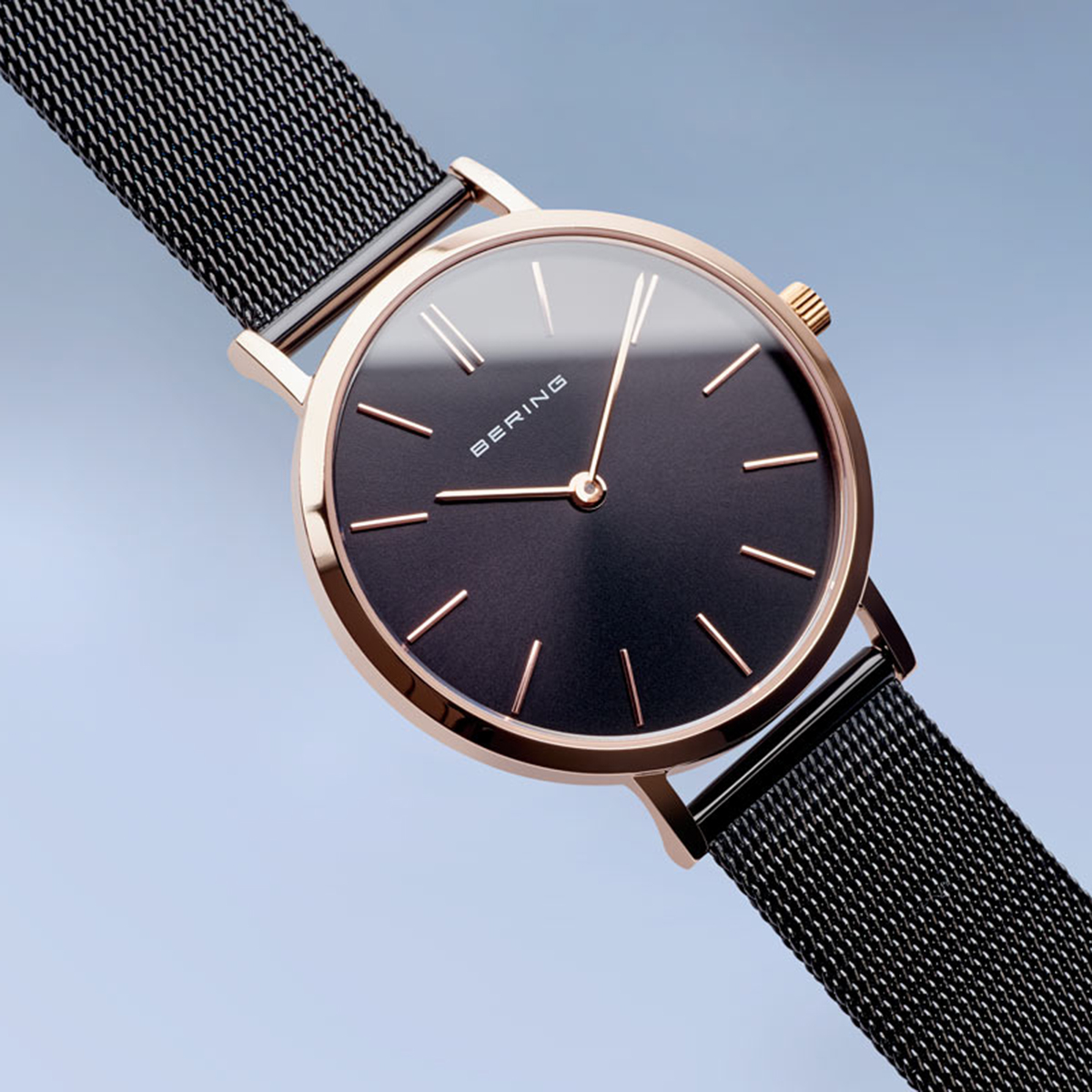zegarek Bering 14134-166 różowe złoto Classic - miniatura 7