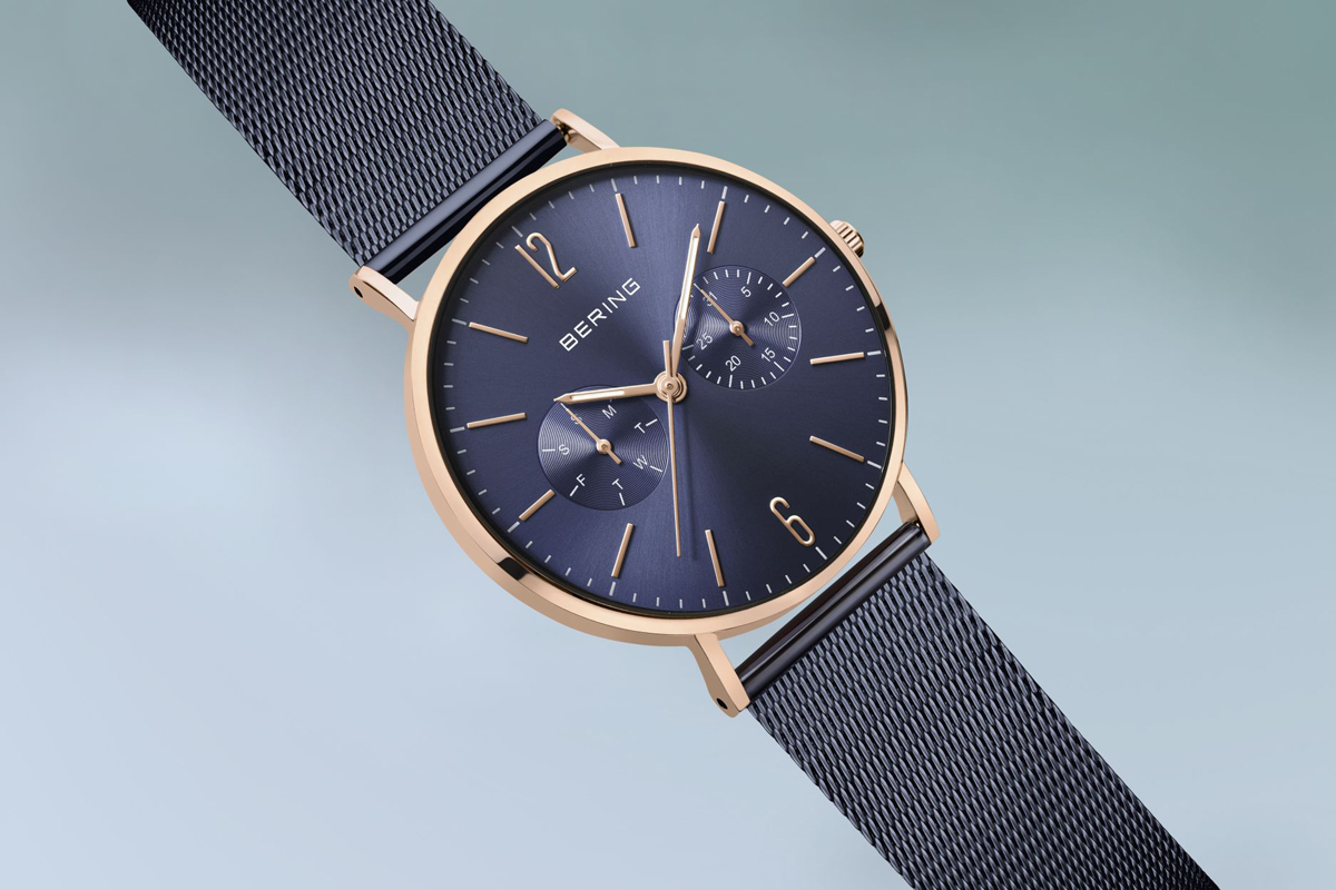 zegarek Bering 14236-367 różowe złoto Classic - miniatura 7