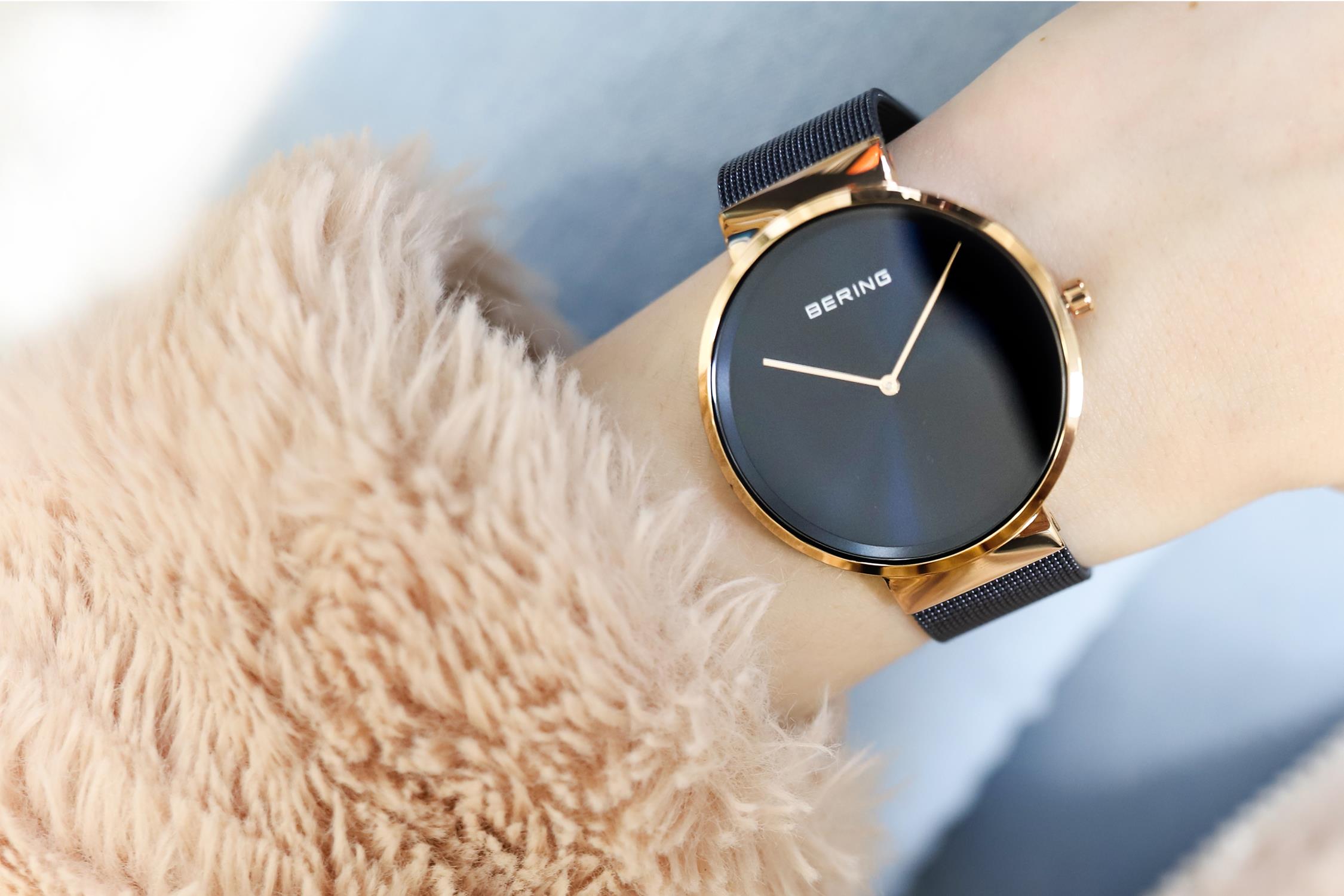 Bering 14539-367 Classic fashion/modowy zegarek różowe złoto