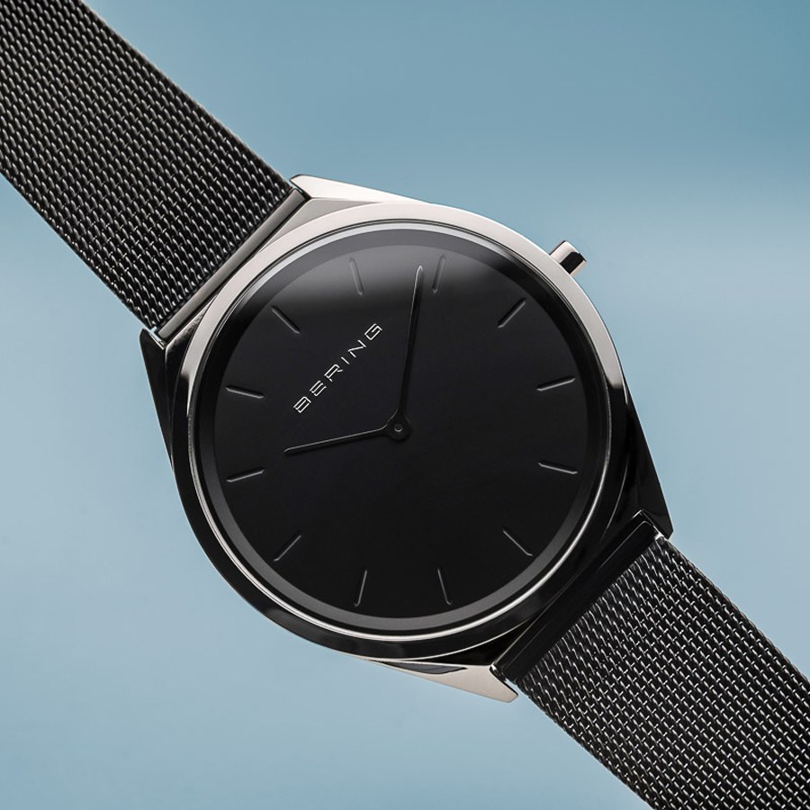 Bering 17039-102 zegarek srebrny klasyczny Ultra Slim bransoleta - miniatura 5