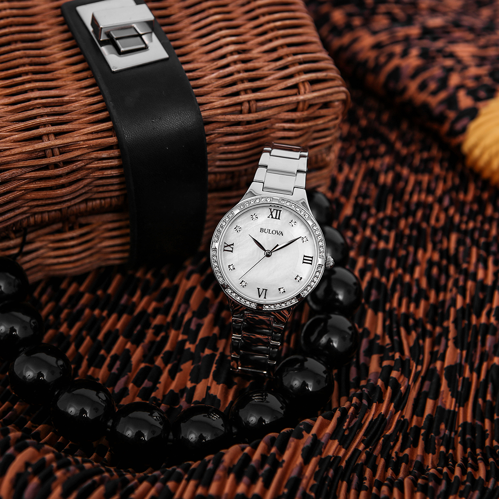 zegarek Bulova 96L262 srebrny Diamond - miniatura 7