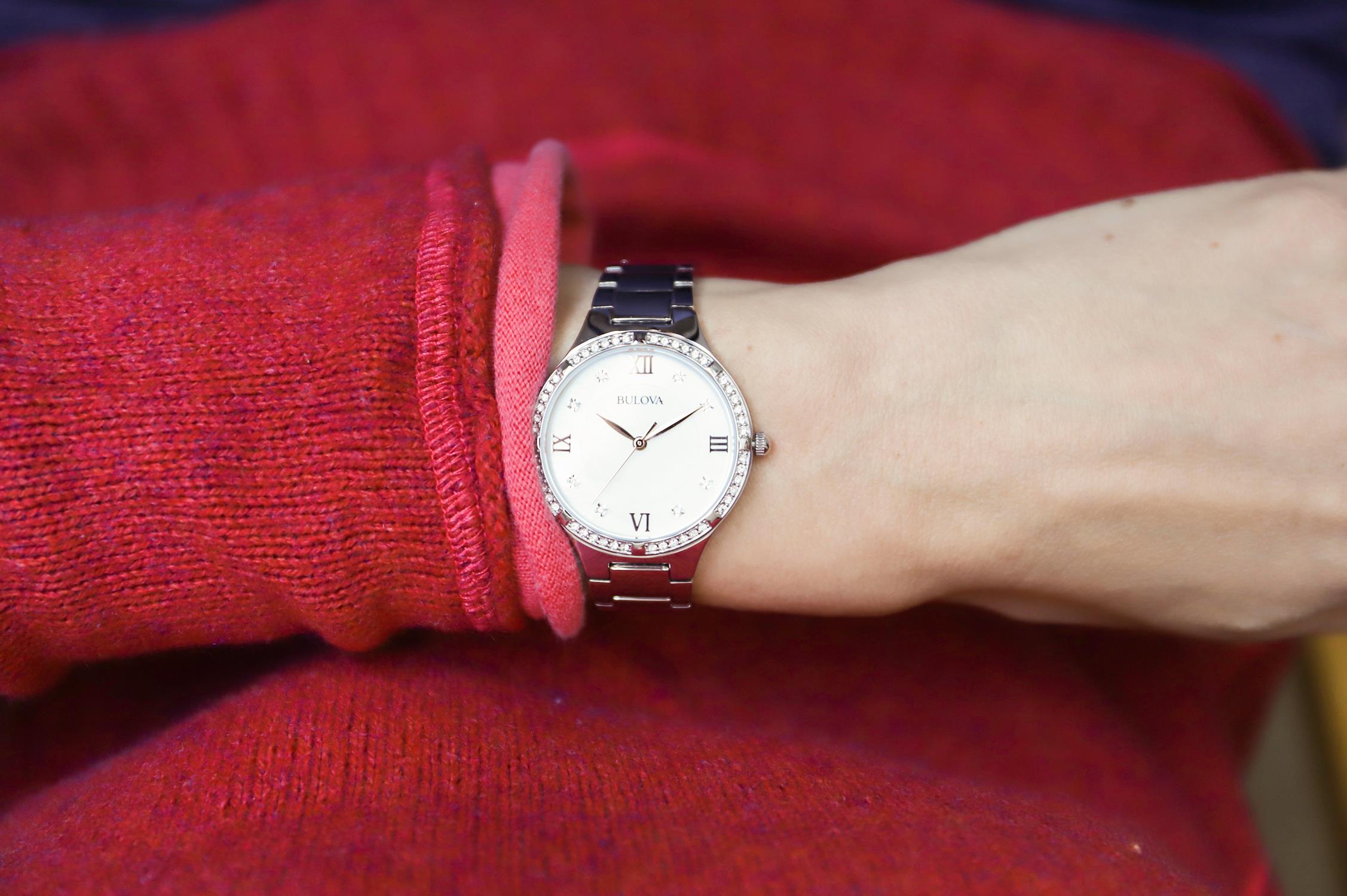 zegarek Bulova 96L264 srebrny Diamond - miniatura 7