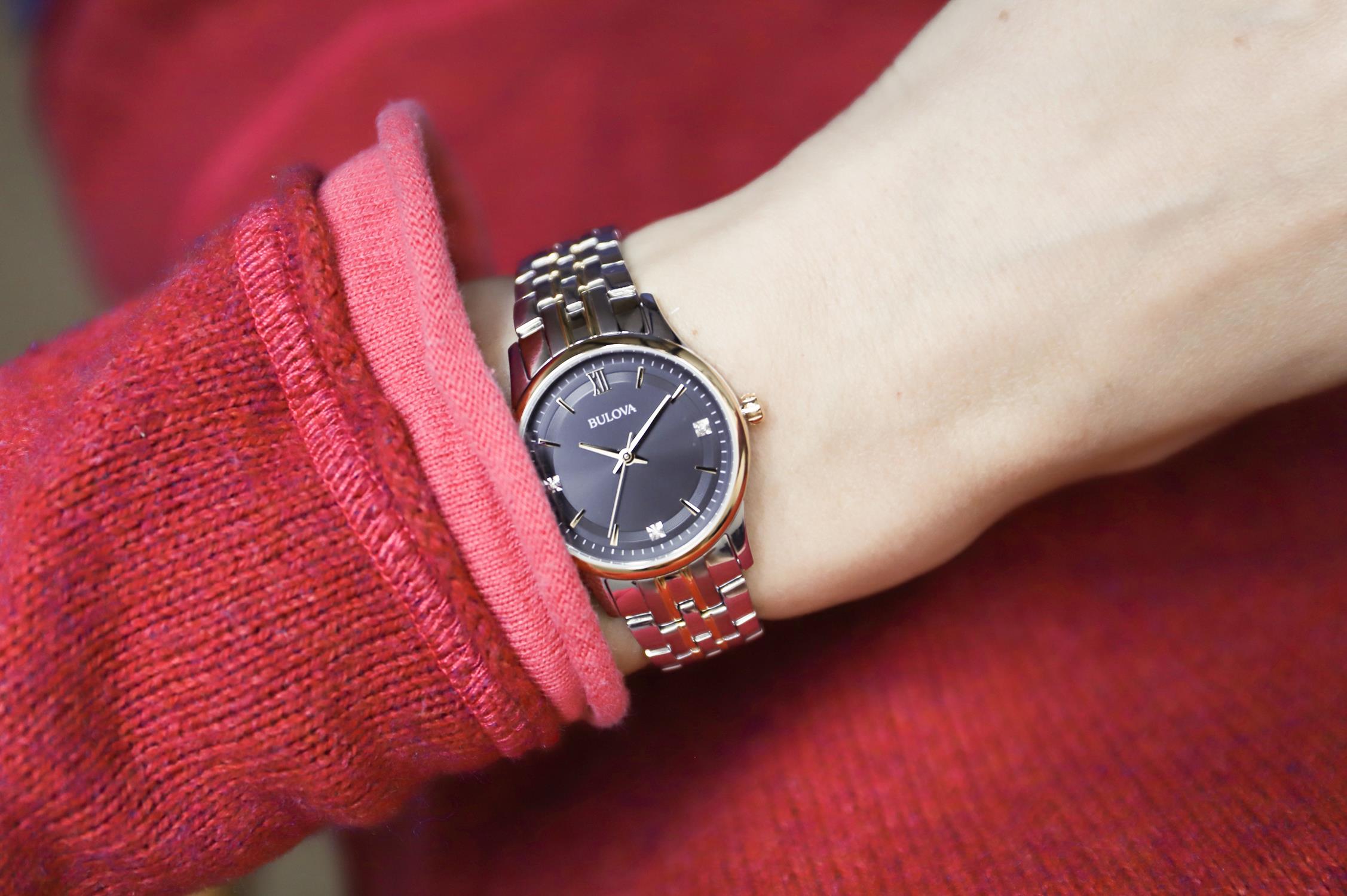 Bulova 98P196 damski zegarek Diamond bransoleta - miniatura 3