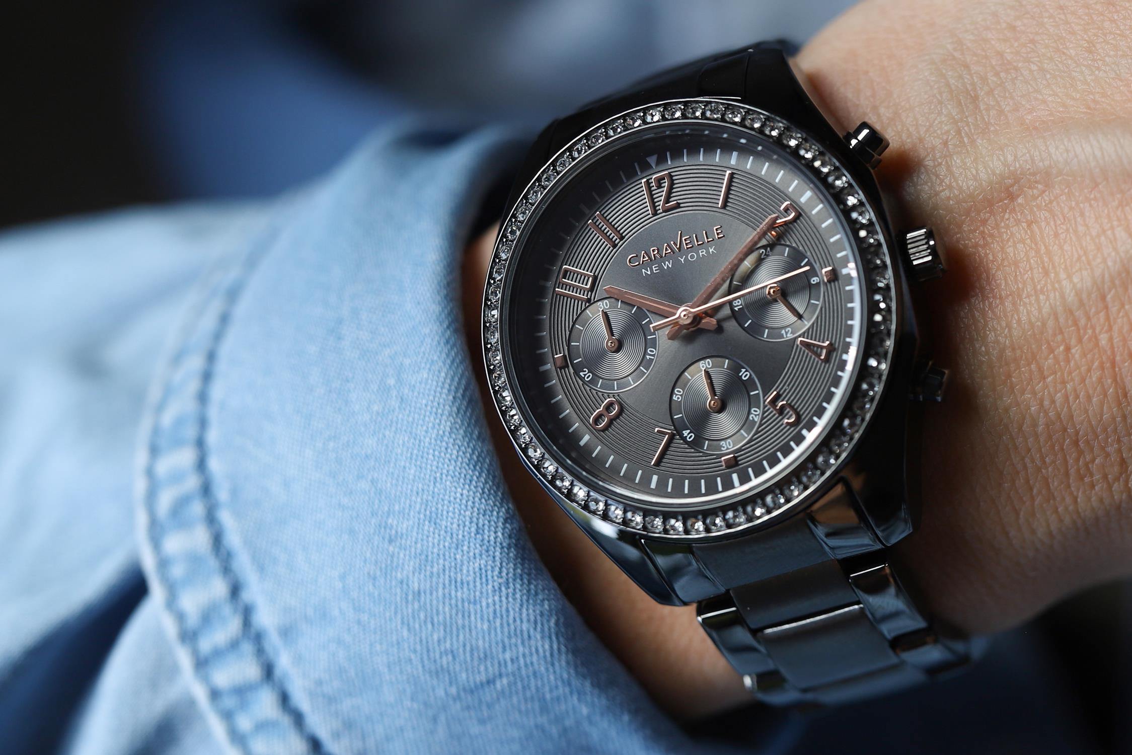 zegarek Caravelle 45L161 damski z chronograf Bransoleta - miniatura 3