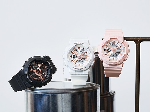 zegarek Casio BA-110RG-4AER różowy Baby-G - miniatura 7