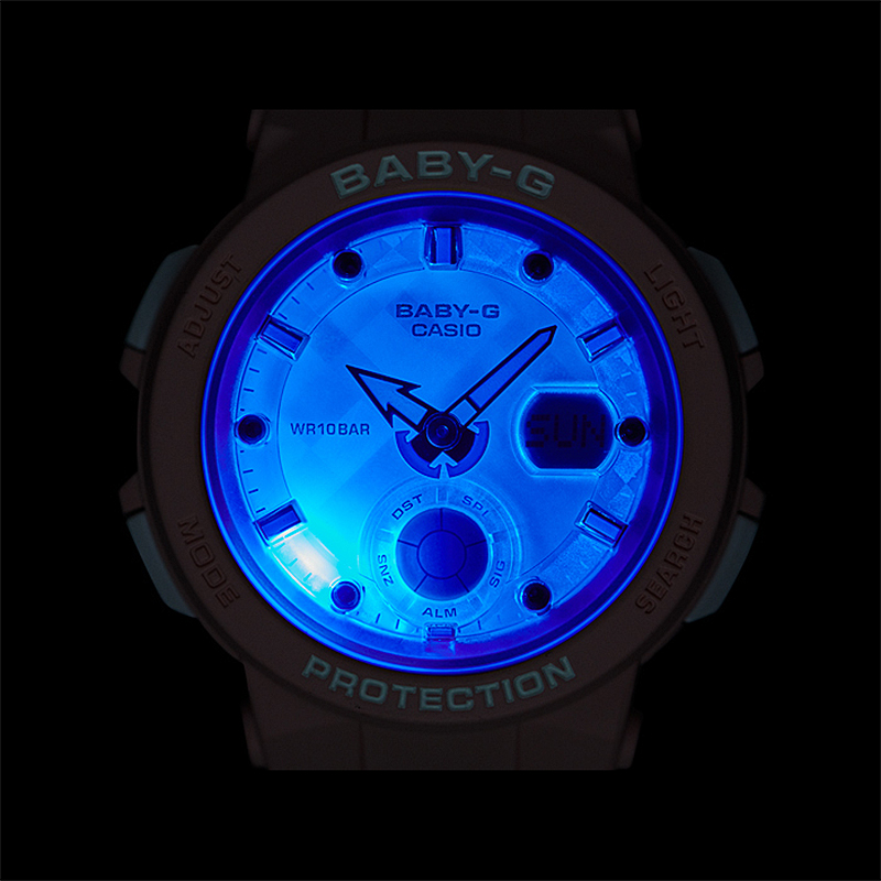 Baby-G BGA-250-4AER Baby-G BEACH EXPLORER zegarek damski sportowy mineralne