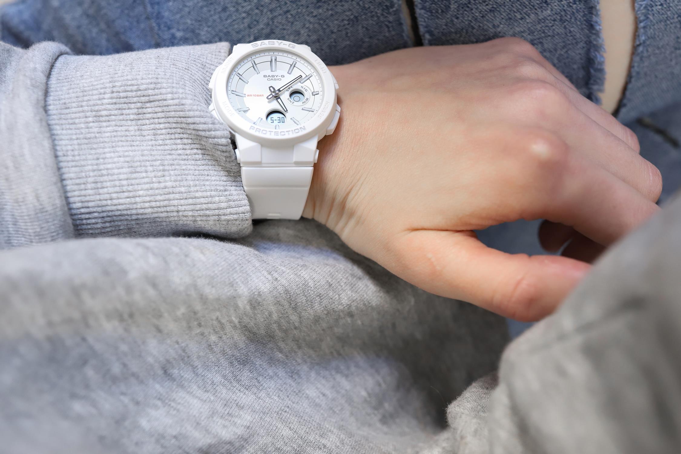 zegarek Casio BGA-255-7AER biały Baby-G - miniatura 7