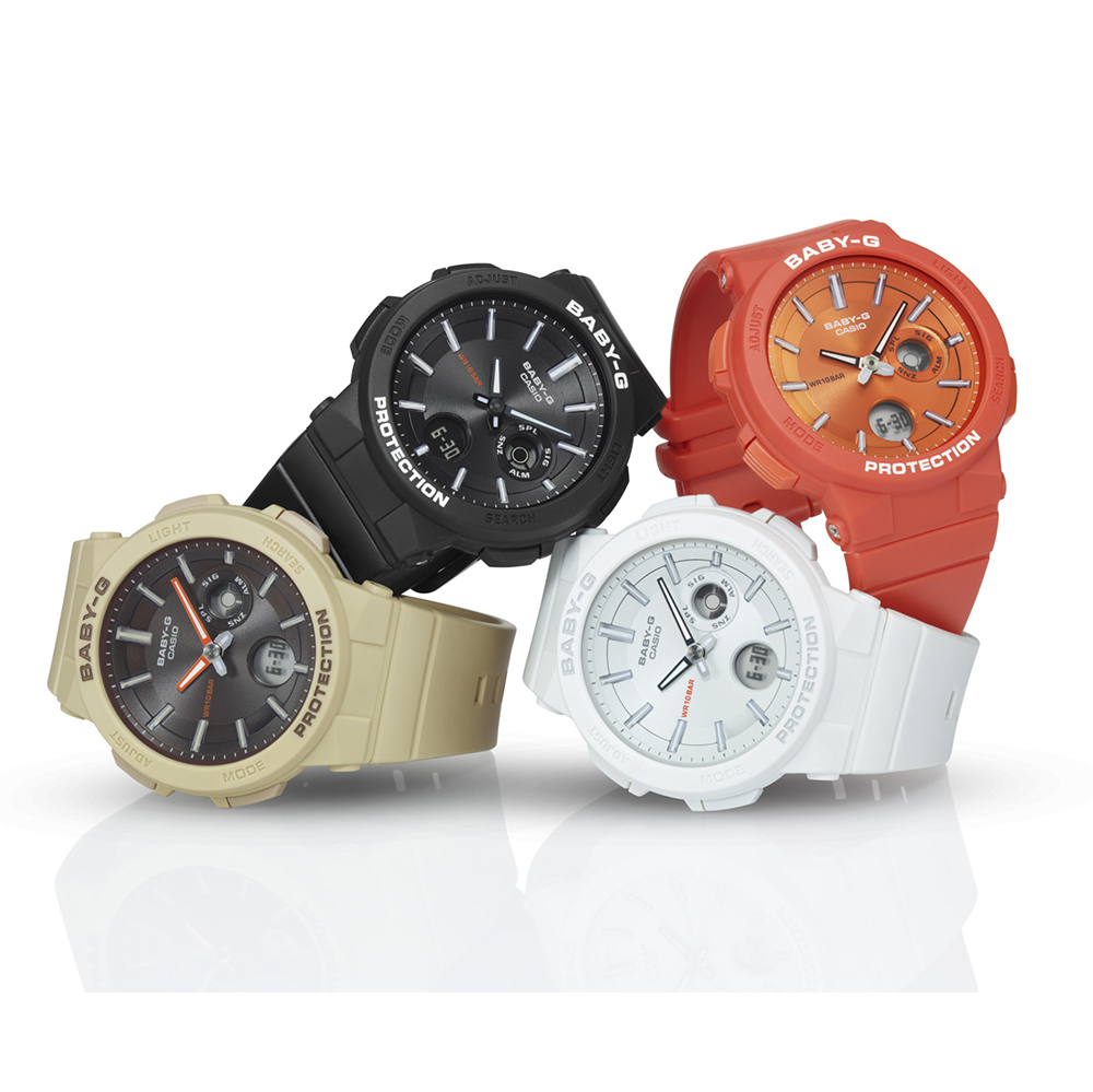 Casio BGA-255-7AER Baby-G sportowy zegarek biały - miniatura 9
