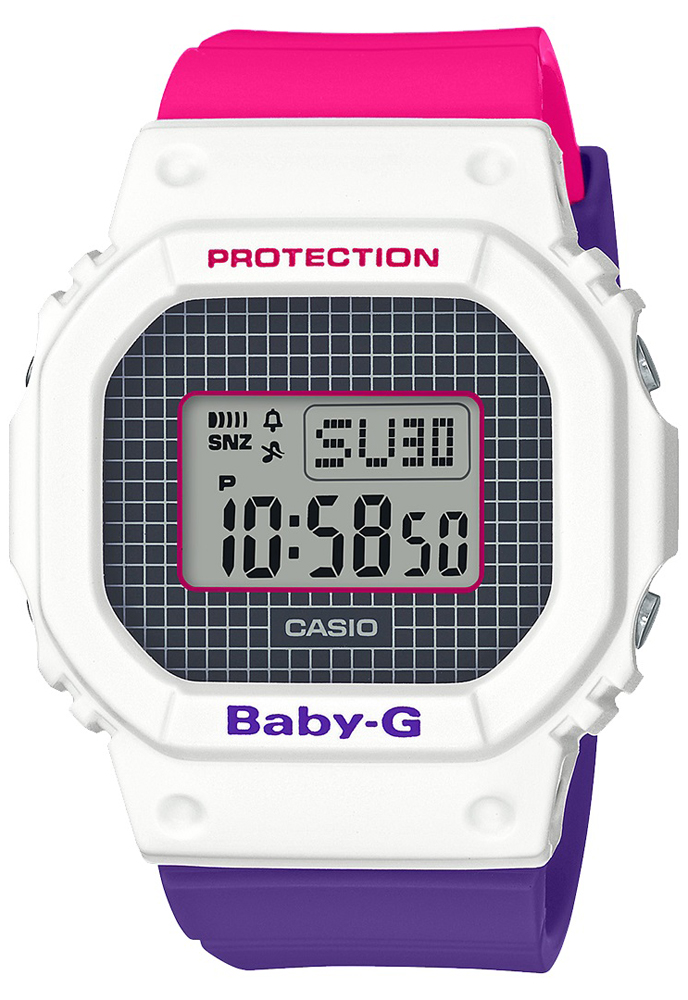 Baby-G BABY-G PURPLE-PINK THROWBACK 1990S SERIES BGD-560THB-7DR