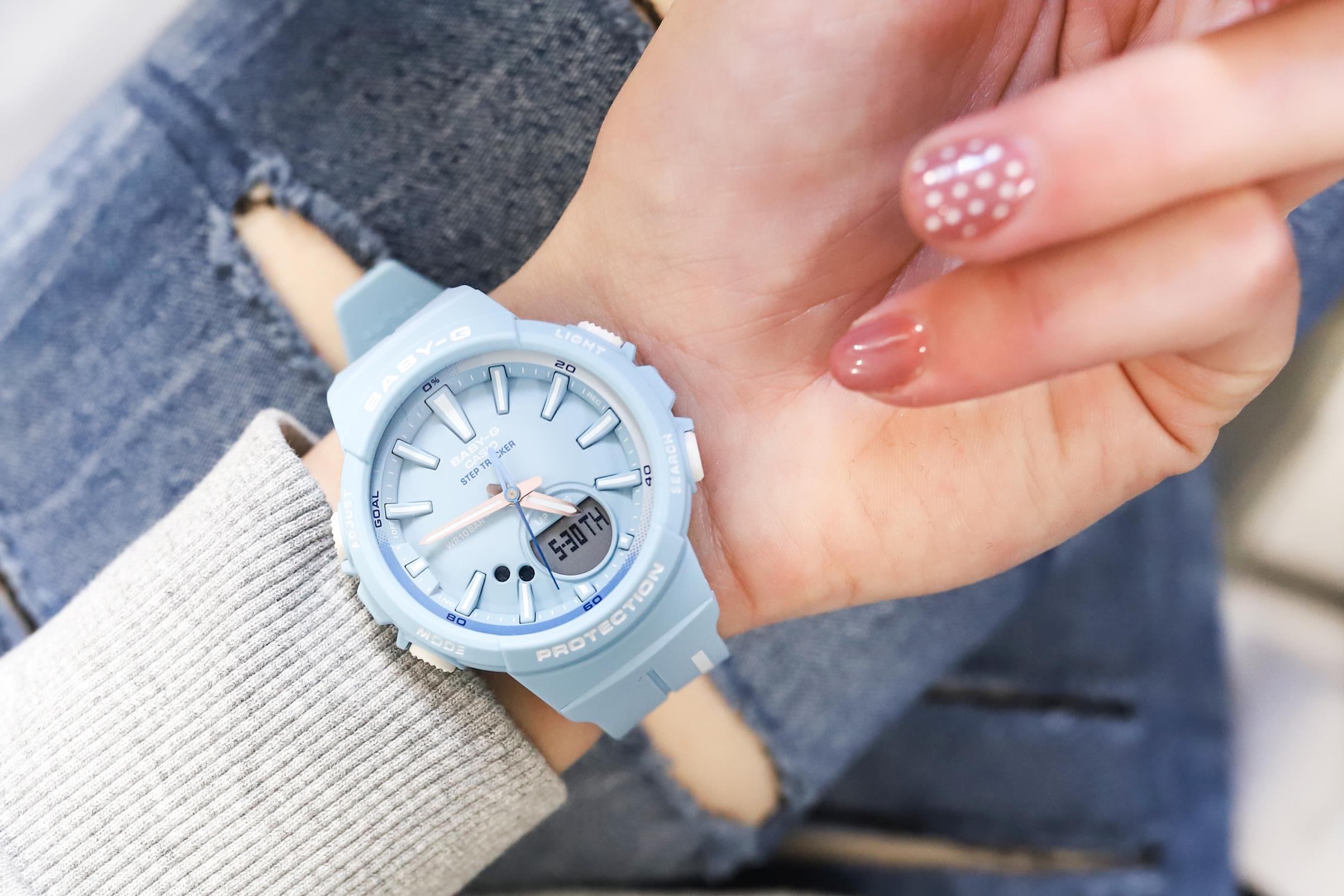 Baby-G BGS-100RT-2AER Baby-G Step Tracker zegarek sportowy Baby-G - miniatura 7
